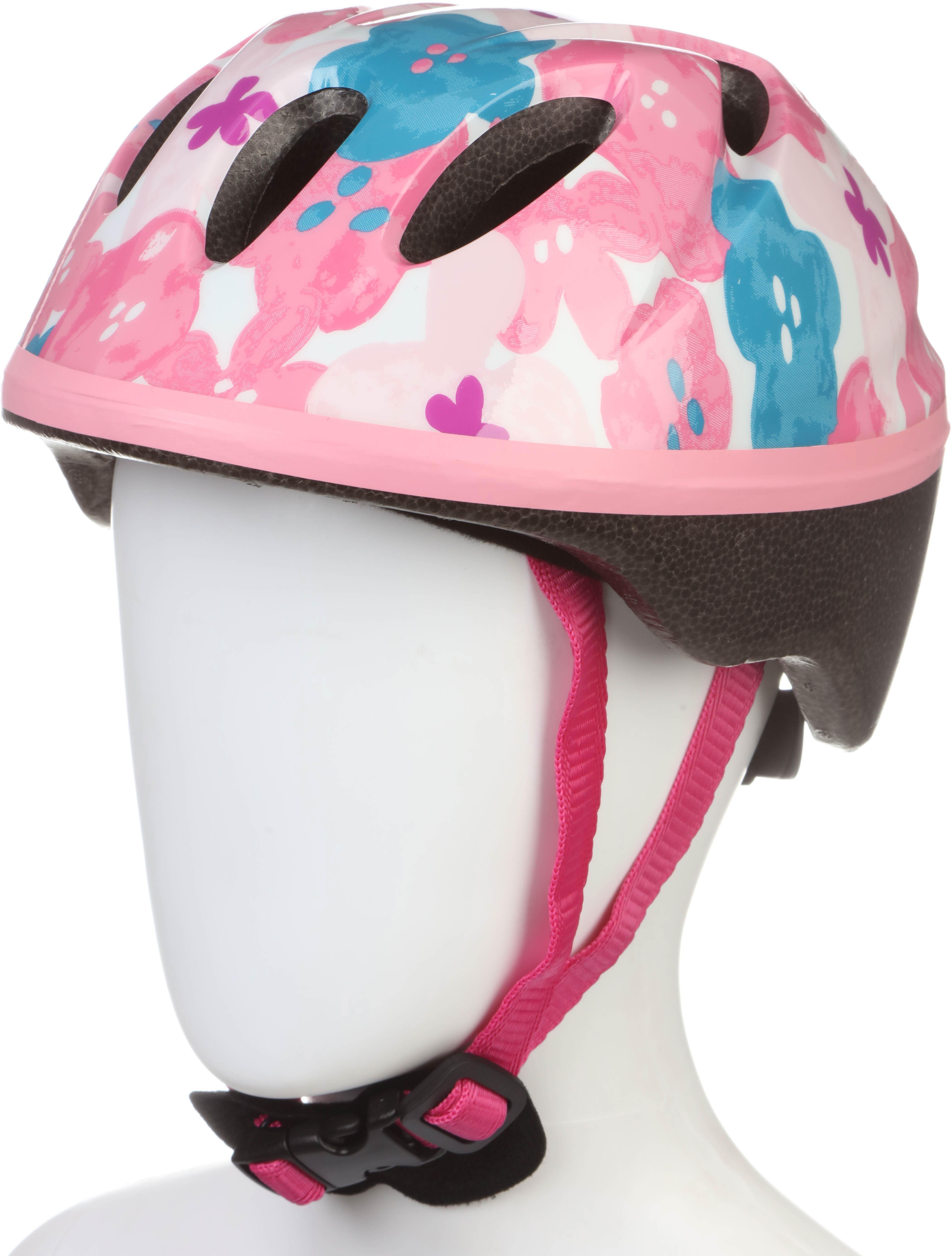 Halfords Pink Floral Toddler Helmet, 44 - 50 cm