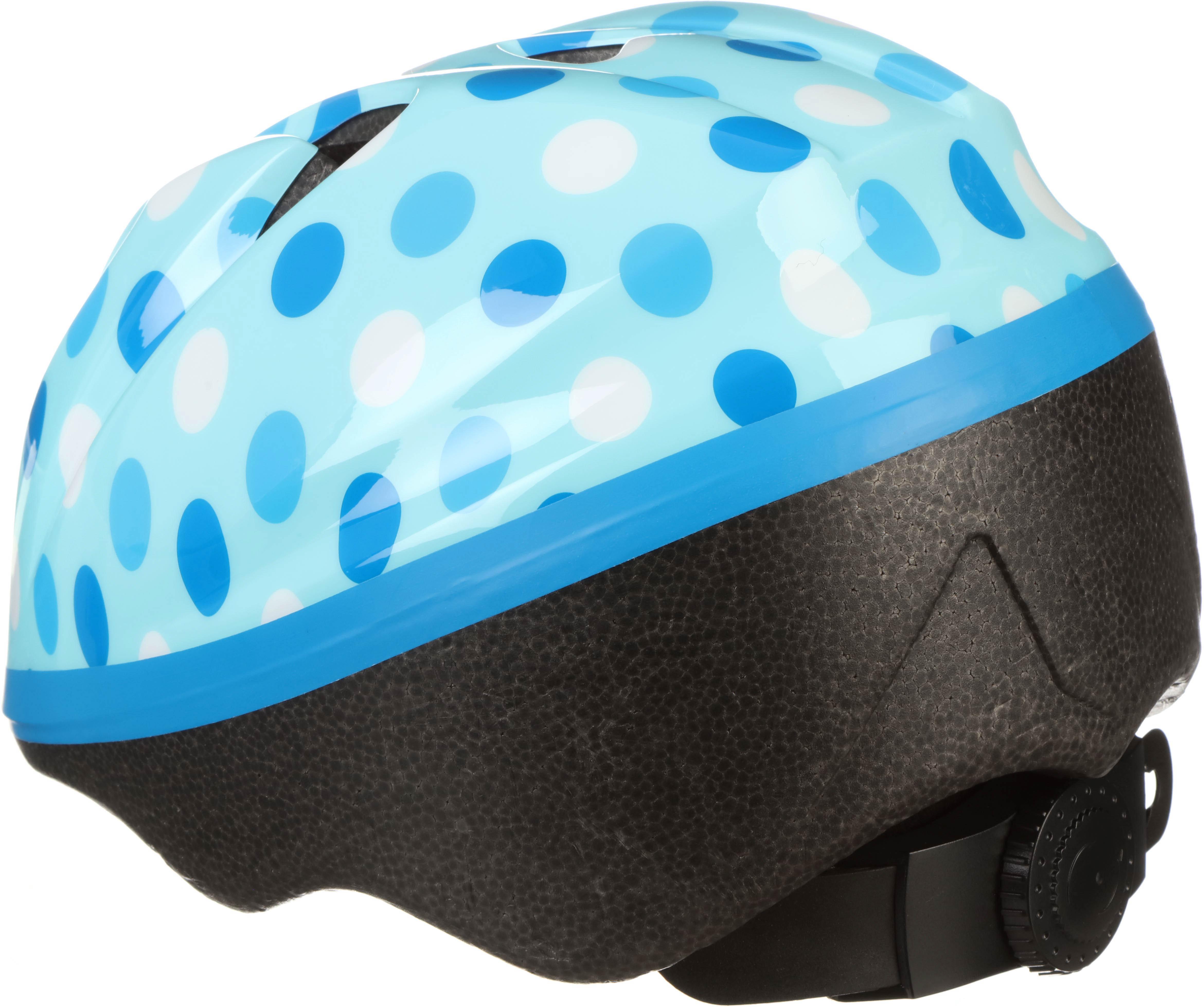Halfords Blue Polka Dot Toddler Helmet, 44 - 50 cm