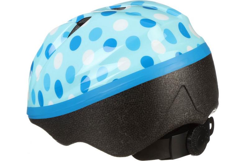 Halfords Blue Polka Dot Toddler Helmet, 44 - 50 cm Halfords Blue Polka Dot Toddler Helmet, 44 - 50 cm