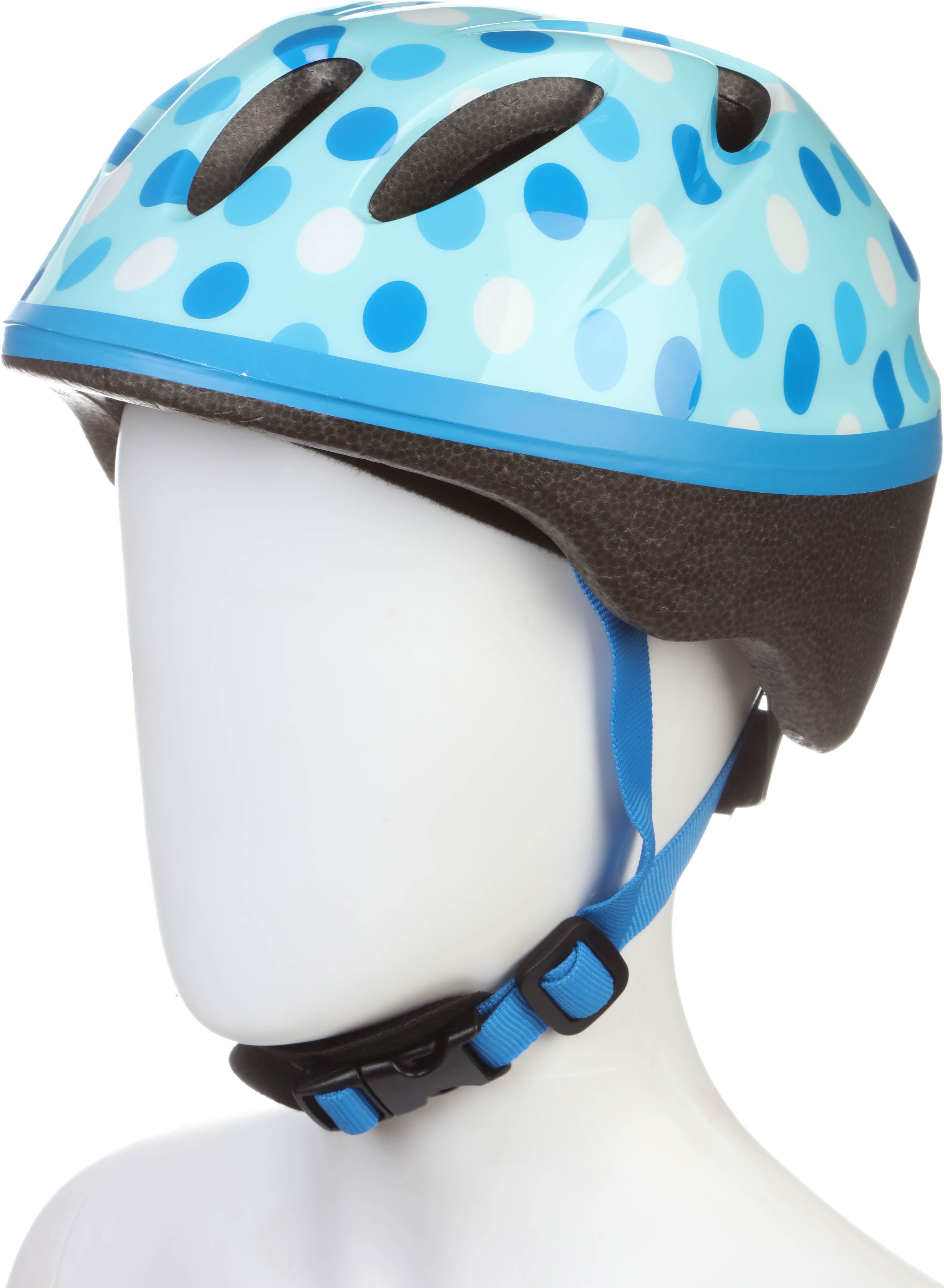 Halfords Blue Polka Dot Toddler Helmet, 44-50cm