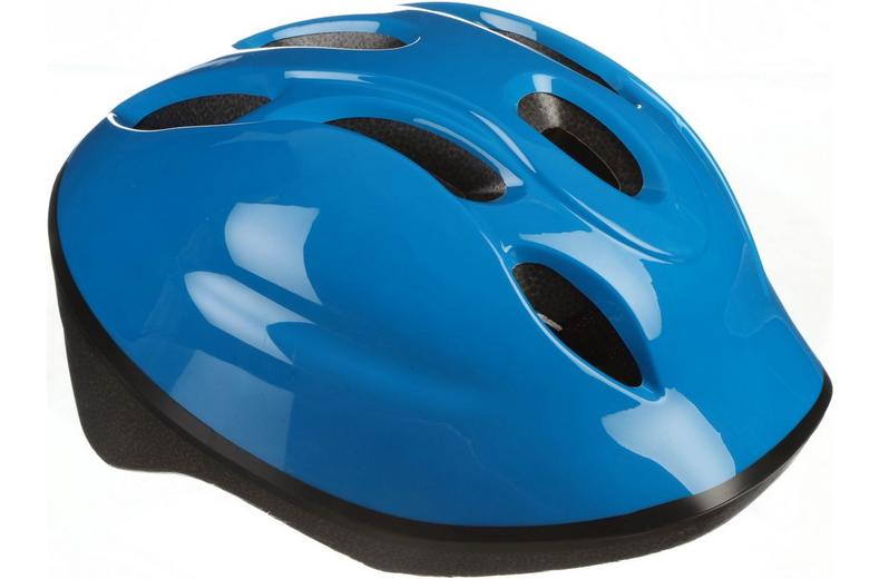 Halfords Plain Blue Kids Helmet, 46 - 54 cm Halfords Plain Blue Kids Helmet, 46 - 54 cm