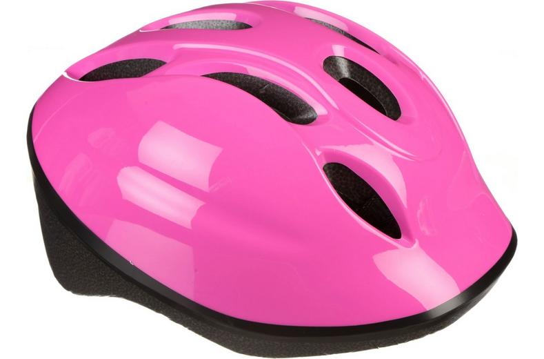 Halfords Plain Pink Kids Helmet, 46-54cm Halfords Plain Pink Kids Helmet, 46-54cm