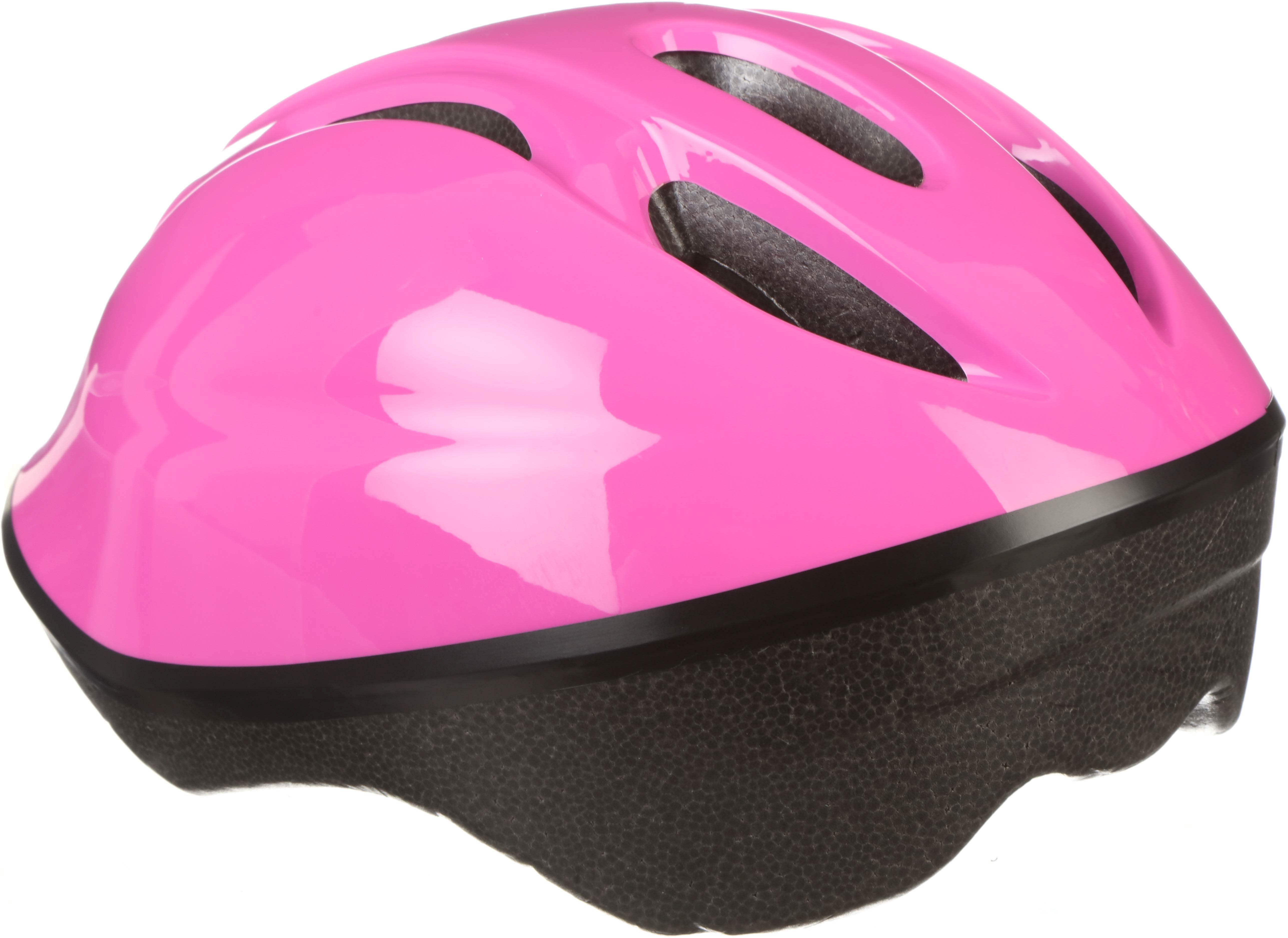 Halfords Plain Pink Kids Helmet, 46 - 54 cm