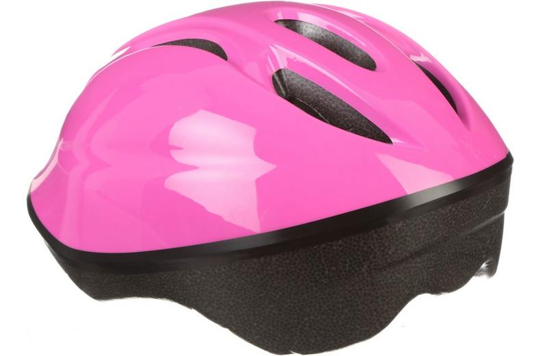 Halfords Plain Pink Kids Helmet, 46-54cm Halfords Plain Pink Kids Helmet, 46-54cm
