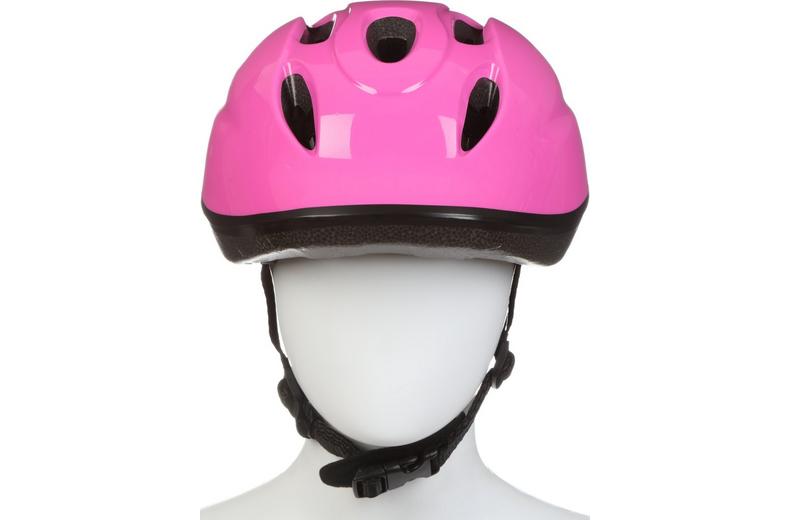 Halfords Plain Pink Kids Helmet, 46-54cm Halfords Plain Pink Kids Helmet, 46-54cm