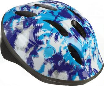 Halfords Blue Spray Paint Kids Helmet, 46-54cm