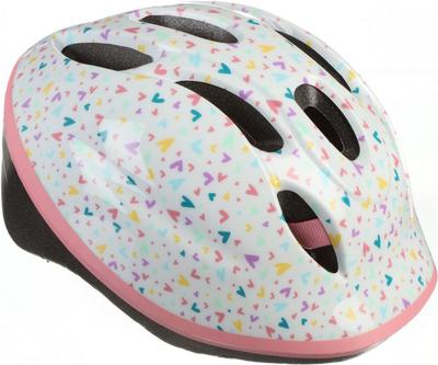 Halfords Multi Colour Hearts Kids Helmet, 46 - 54 cm Halfords Multi Colour Hearts Kids Helmet, 46 - 54 cm