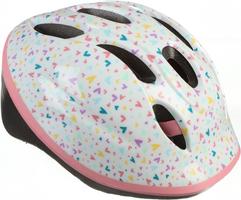 Halfords Multi Colour Hearts Kids Helmet, 46-54Cm | Extra 8% off for BC Members