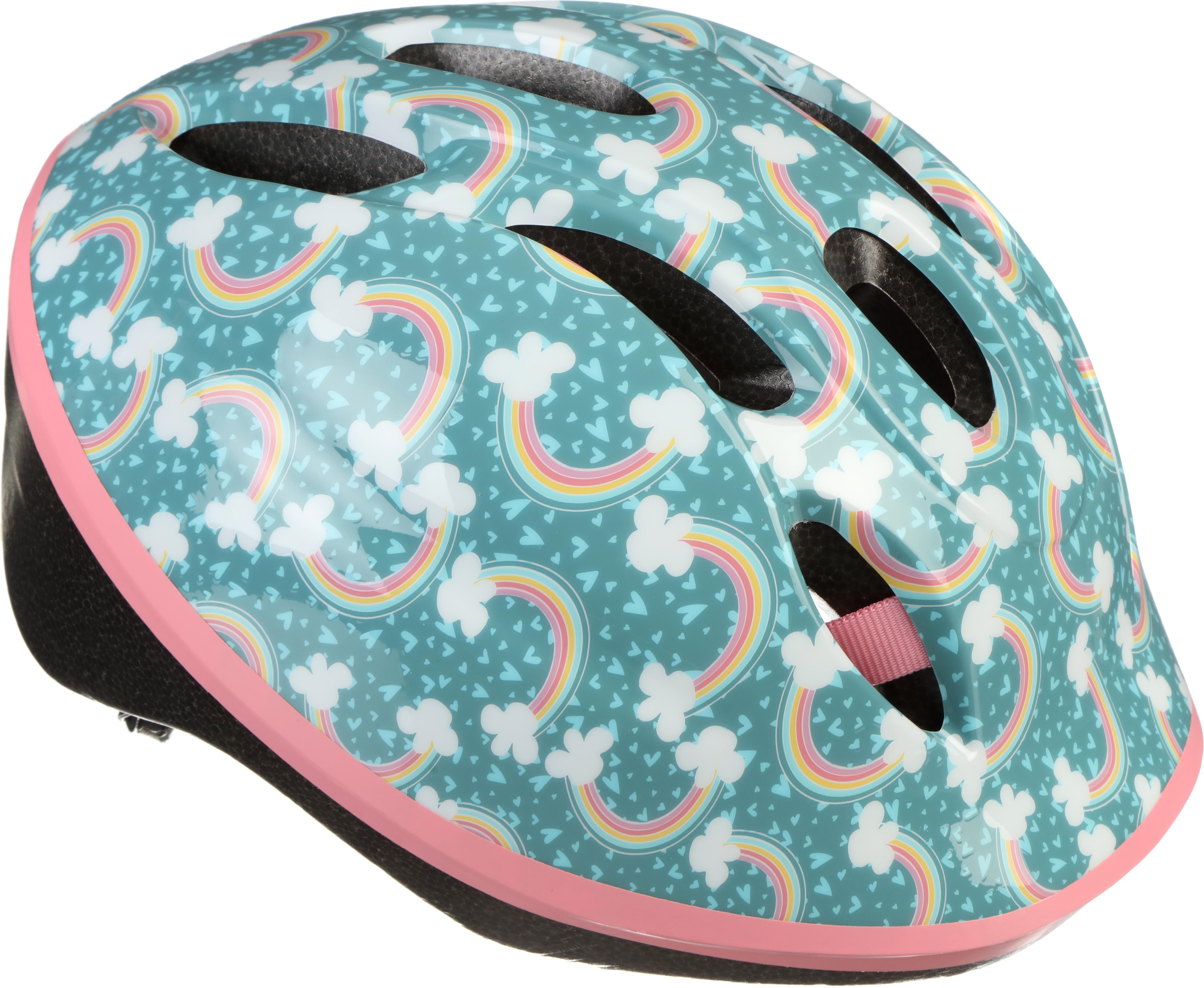 Halfords Rainbow Cloud Kids Helmet, 46 - 54 cm