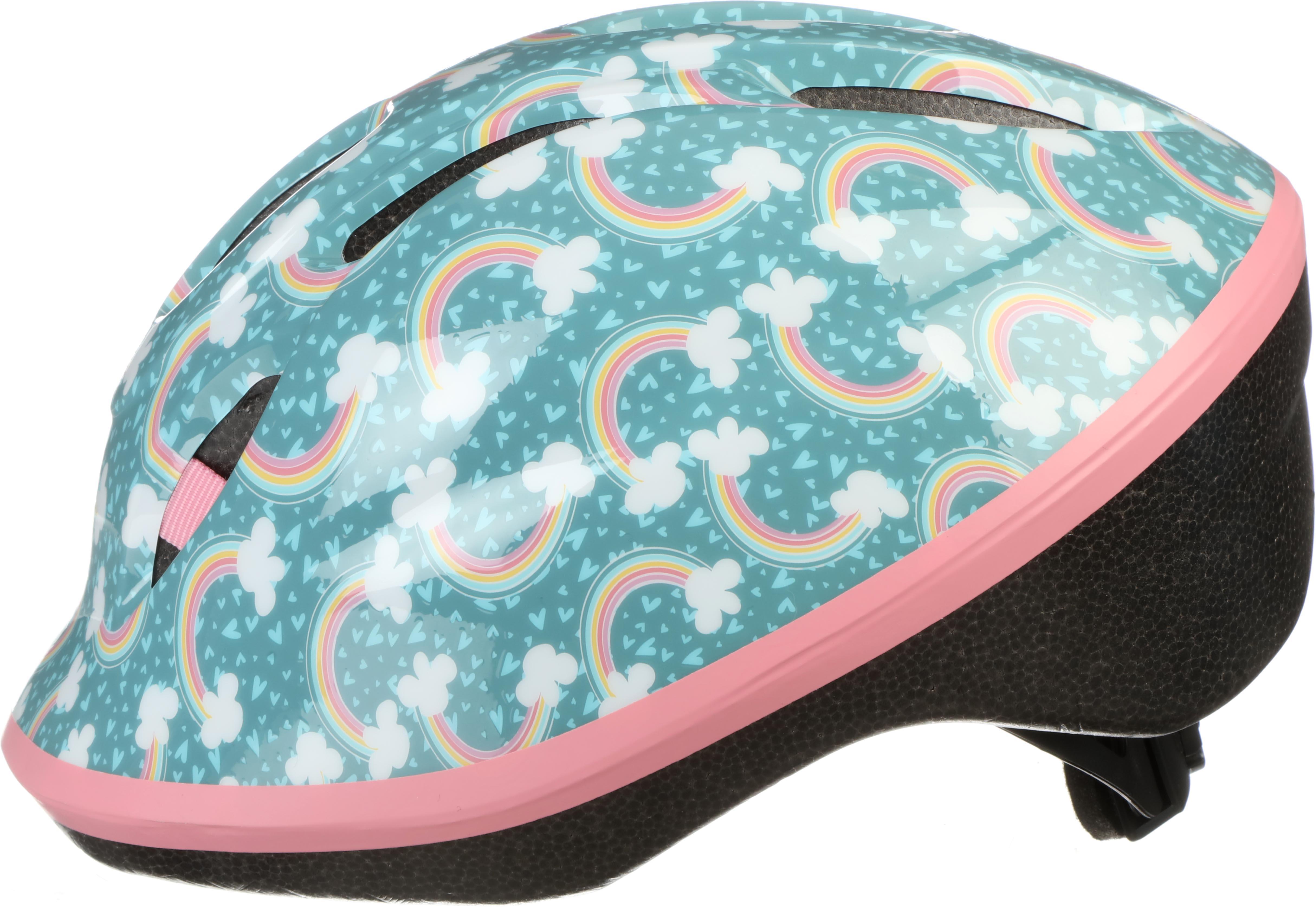 Halfords Rainbow Cloud Kids Helmet, 46 - 54 cm