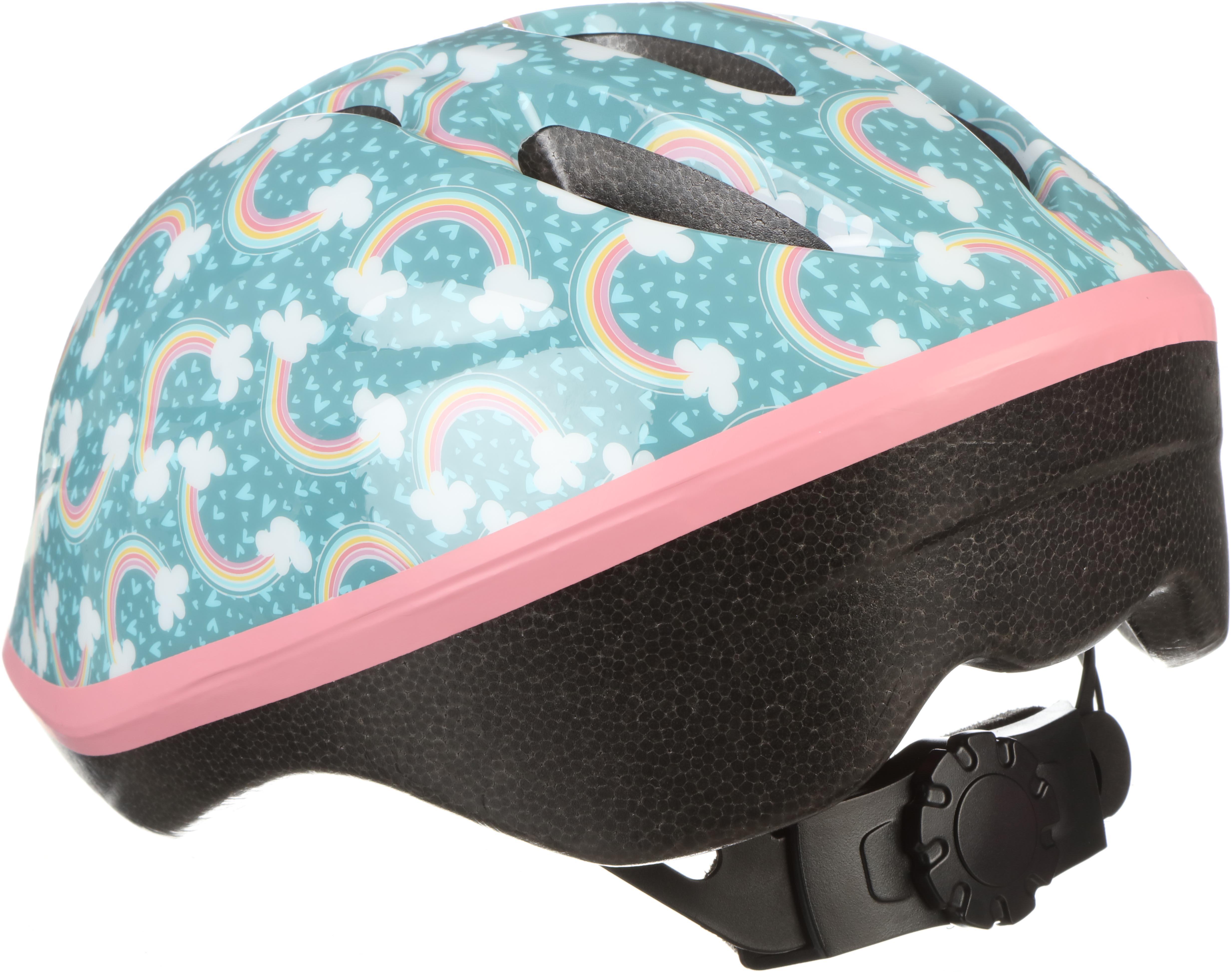 Halfords Rainbow Cloud Kids Helmet, 46 - 54 cm