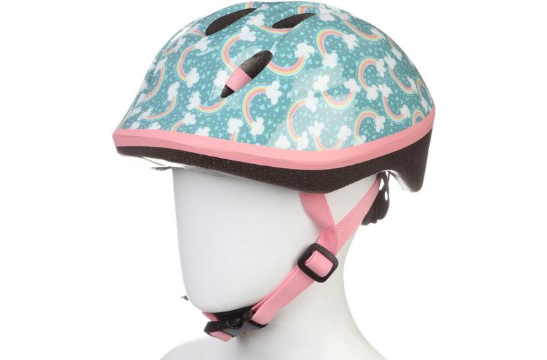 Halfords Rainbow Cloud Kids Helmet, 46 - 54 cm Halfords Rainbow Cloud Kids Helmet, 46 - 54 cm