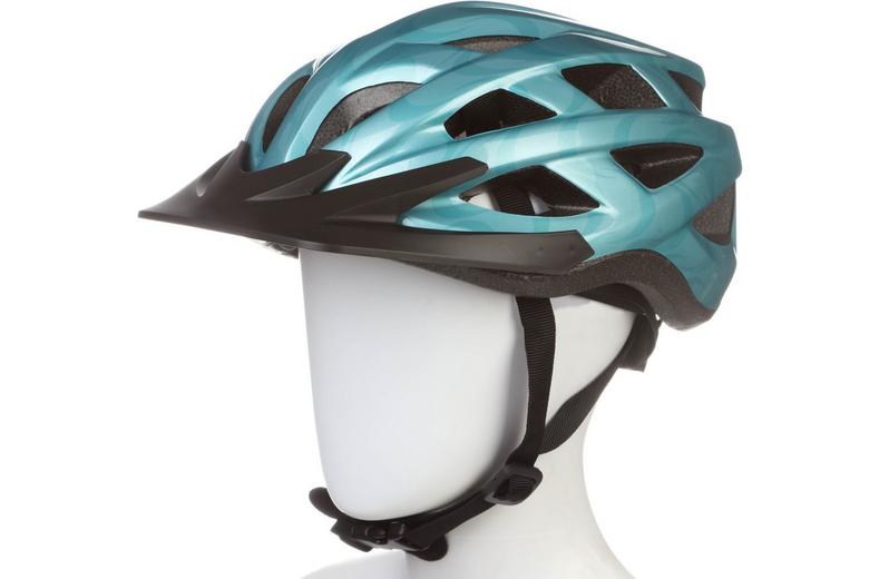 Halfords Turquoise Swirls Junior Helmet, 52-56cm Halfords Turquoise Swirls Junior Helmet, 52-56cm