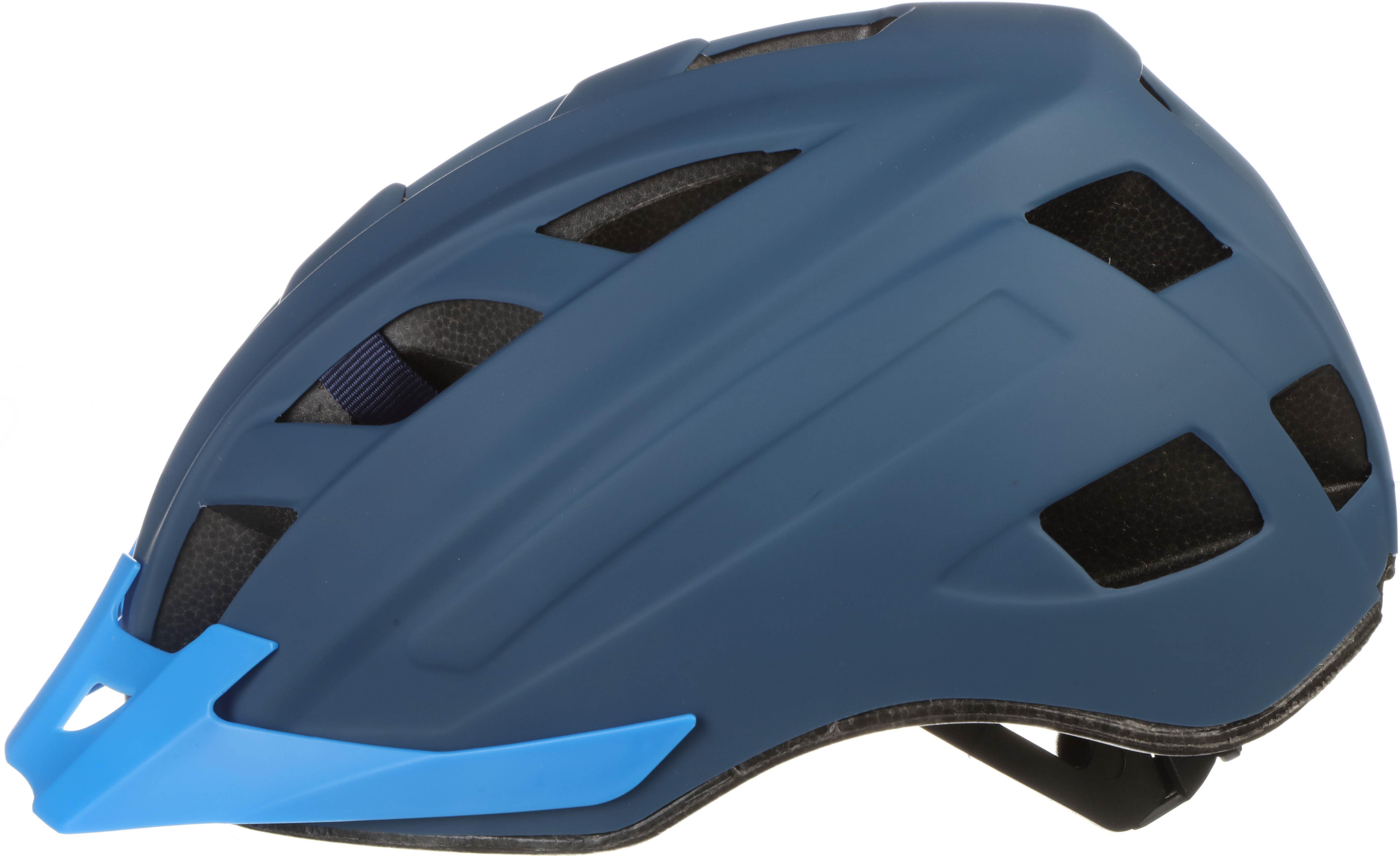 Halfords Blue Contrast Junior Helmet, 52-59cm