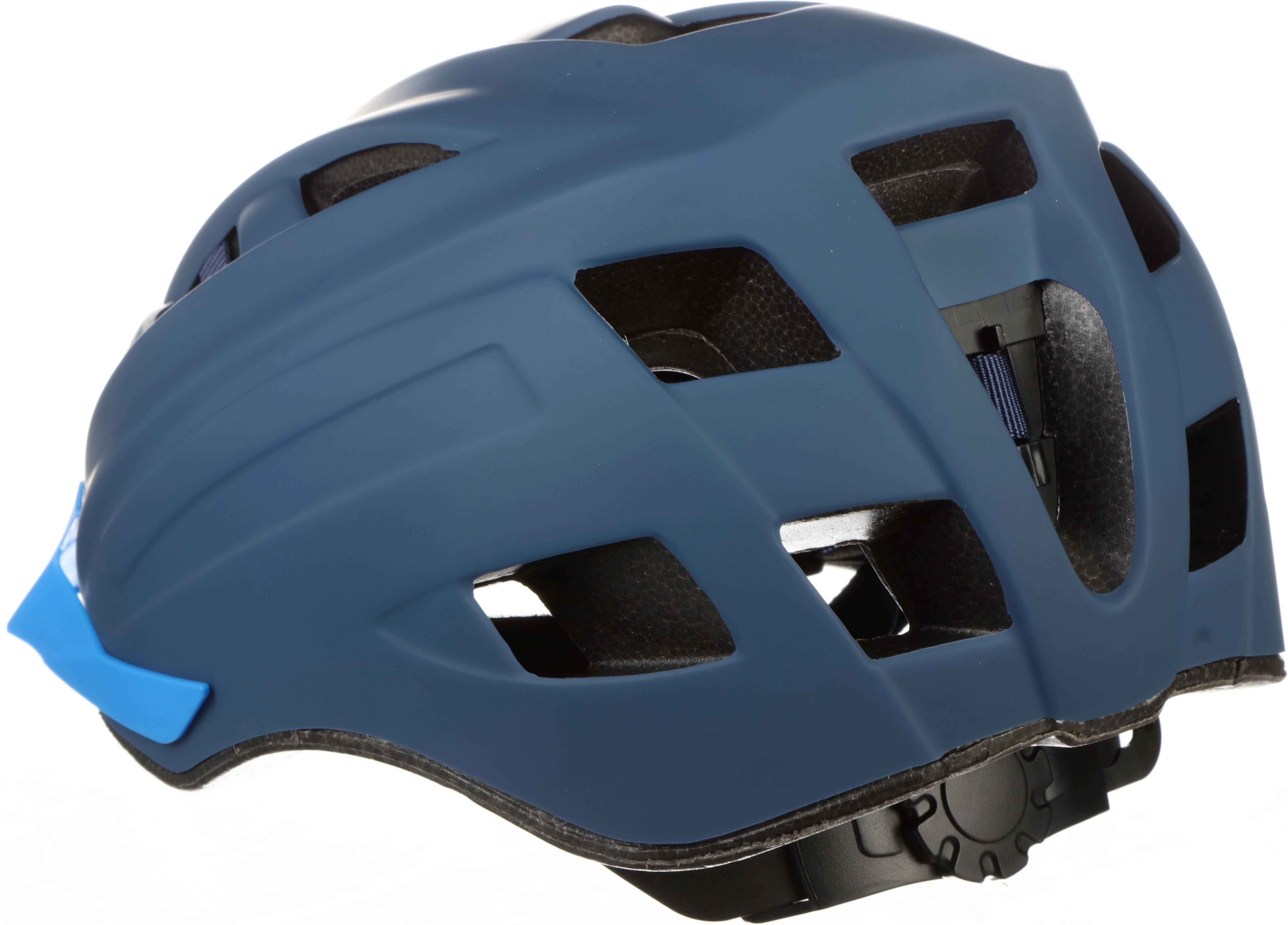 Halfords Blue Contrast Junior Helmet, 52-59cm