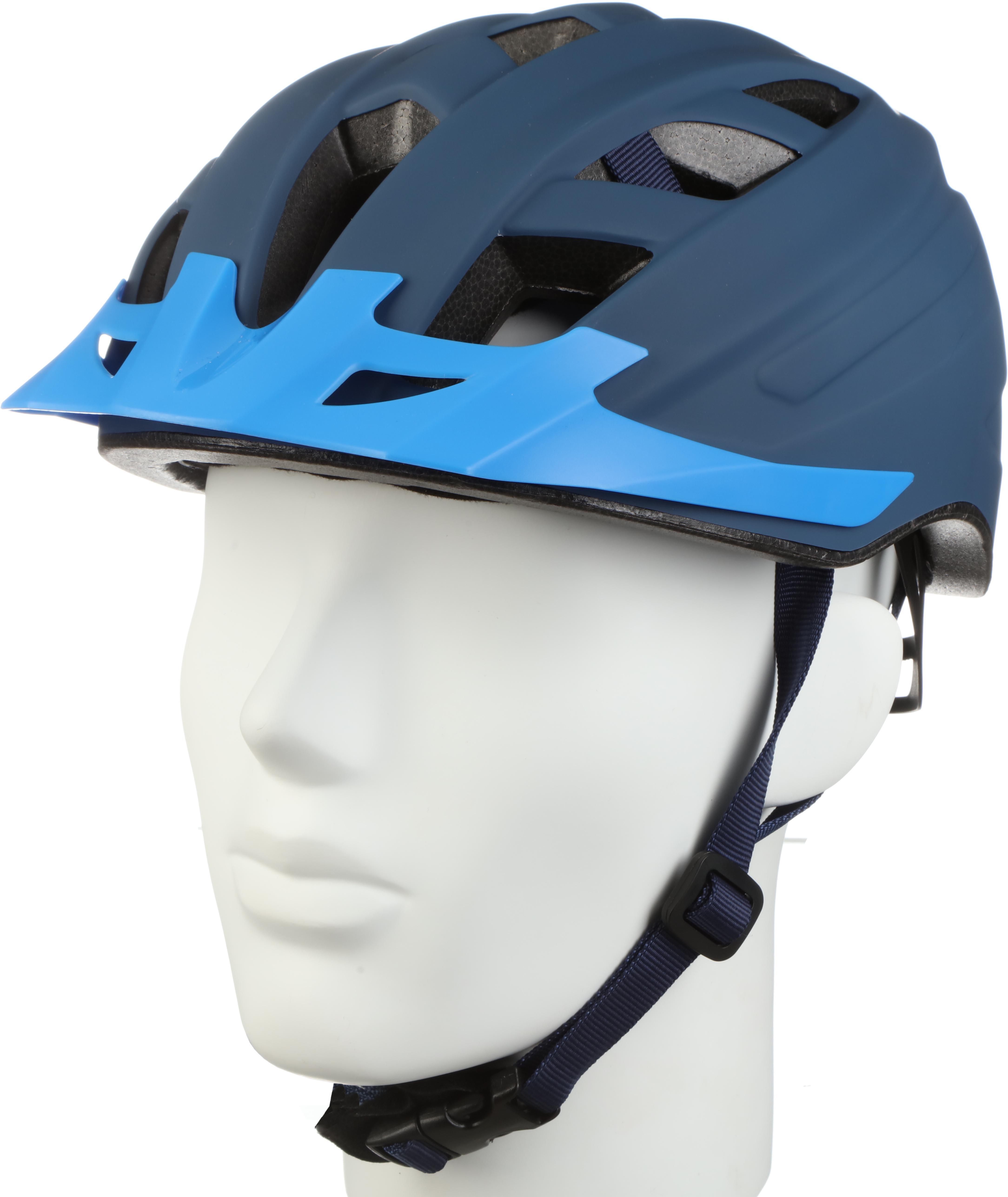 Halfords Blue Contrast Junior Helmet, 52-59cm