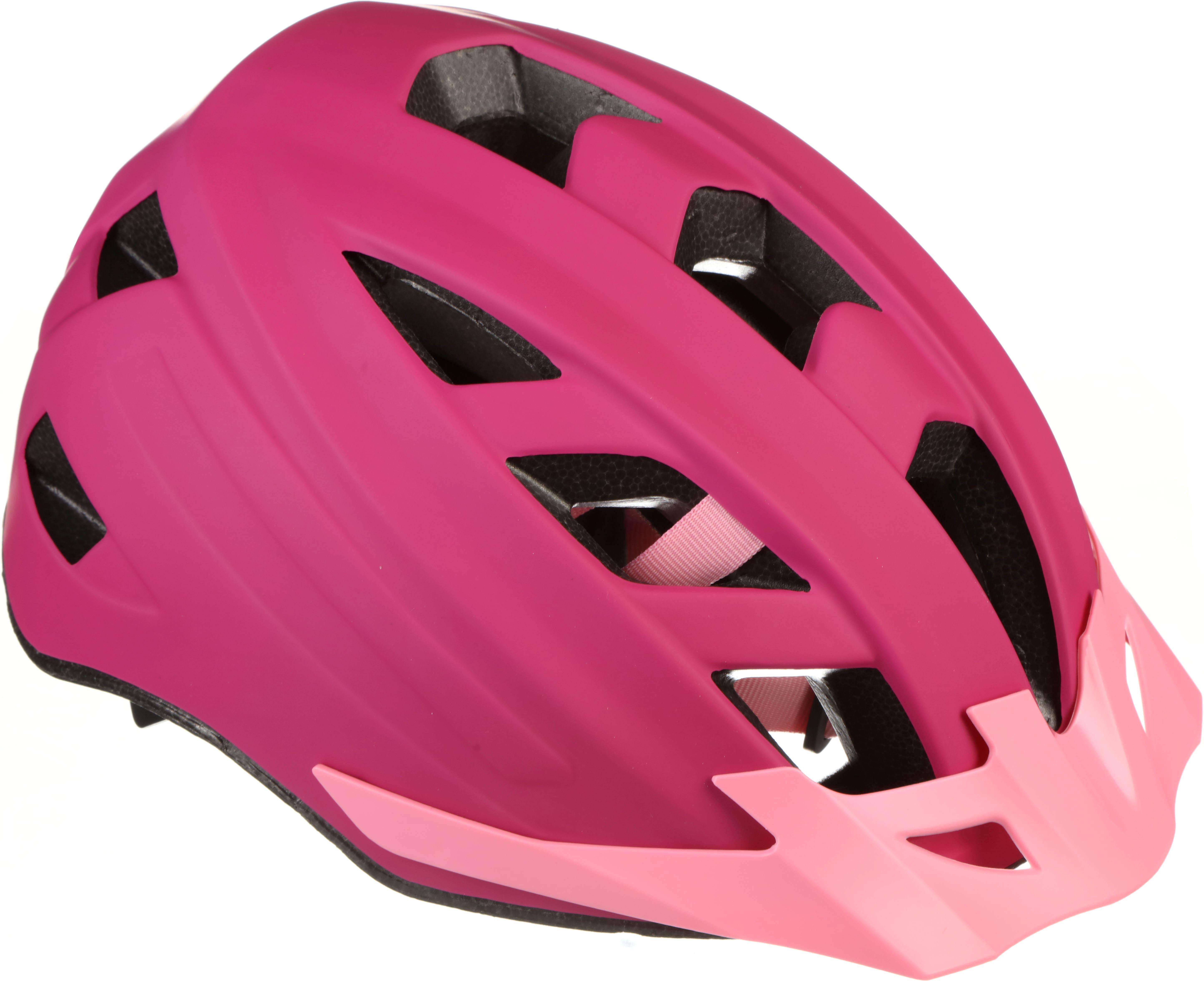 Halfords Pink Contrast Junior Helmet, 52 - 59 cm