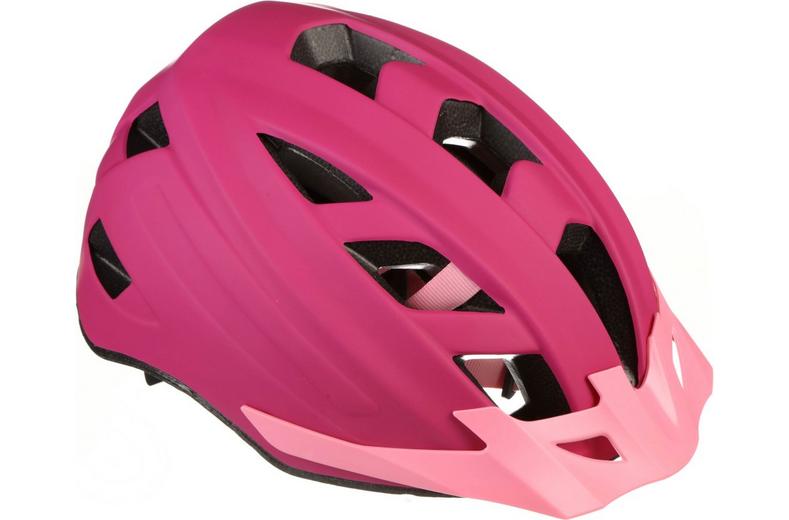 Halfords Pink Contrast Junior Helmet, 52-59cm Halfords Pink Contrast Junior Helmet, 52-59cm
