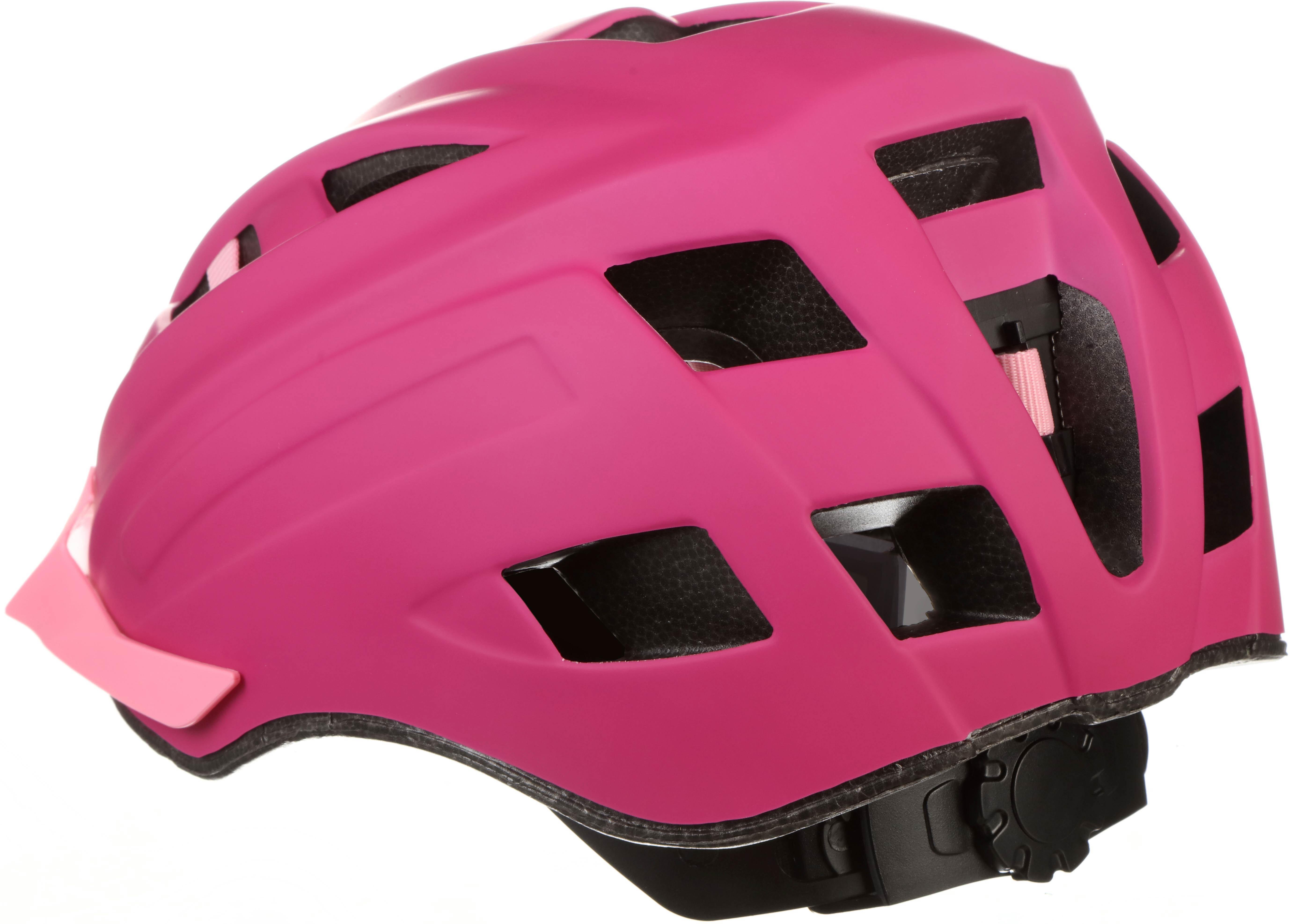 Halfords Pink Contrast Junior Helmet, 52 - 59 cm