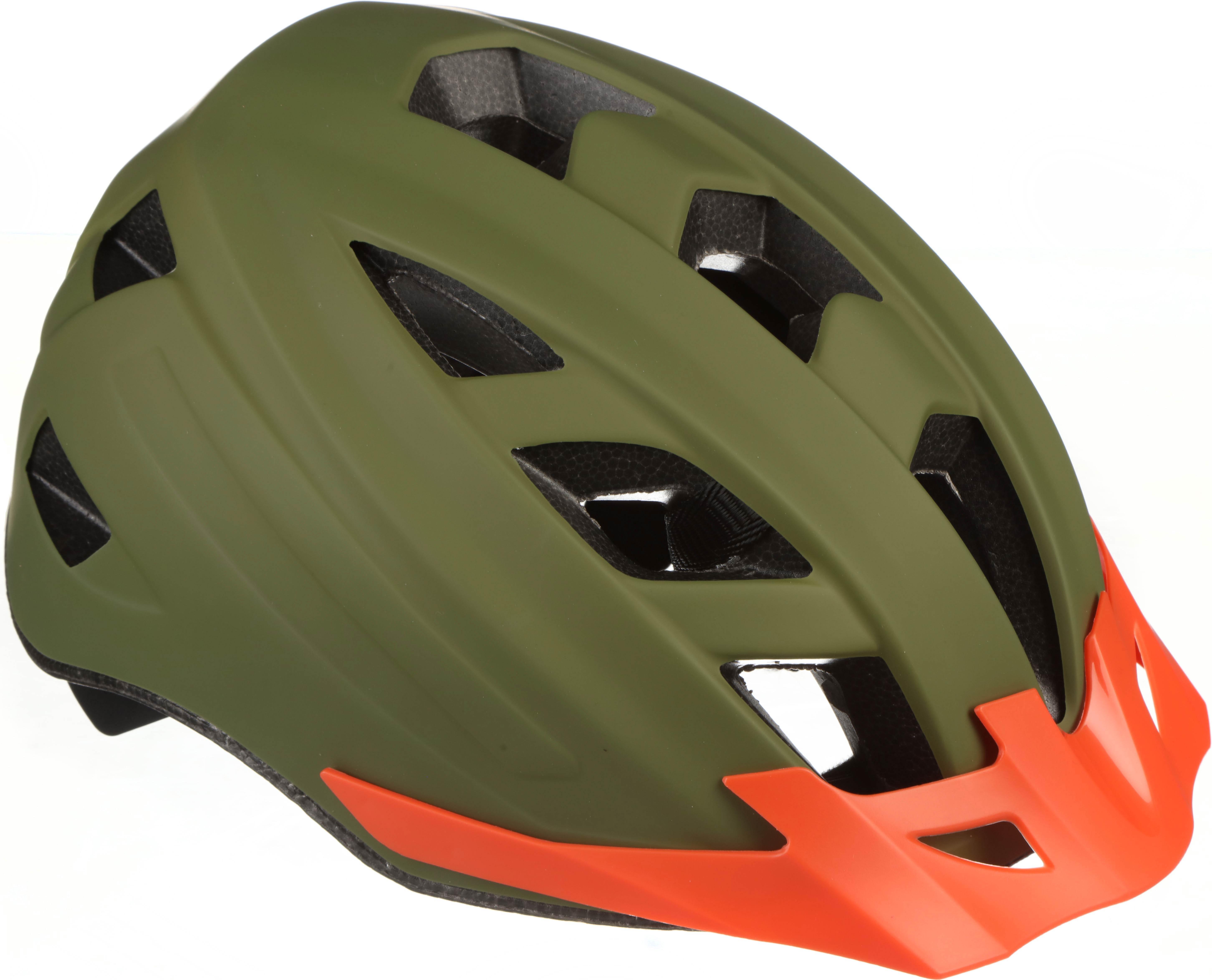 Halfords Khaki Contrast Junior Helmet, 52 - 59 cm