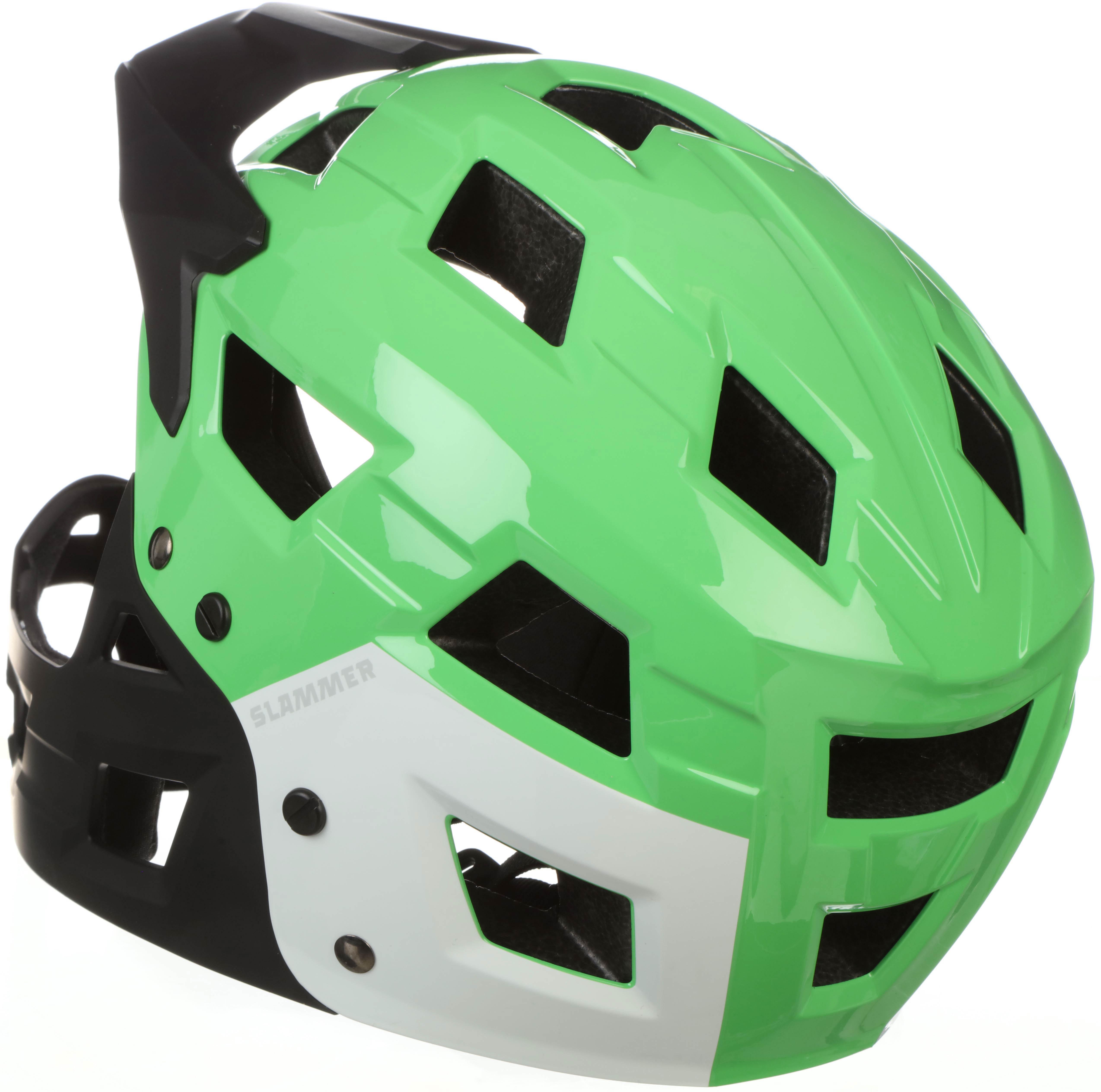 Halfords Green Slammer Fullface Kids Helmet, 54-58cm