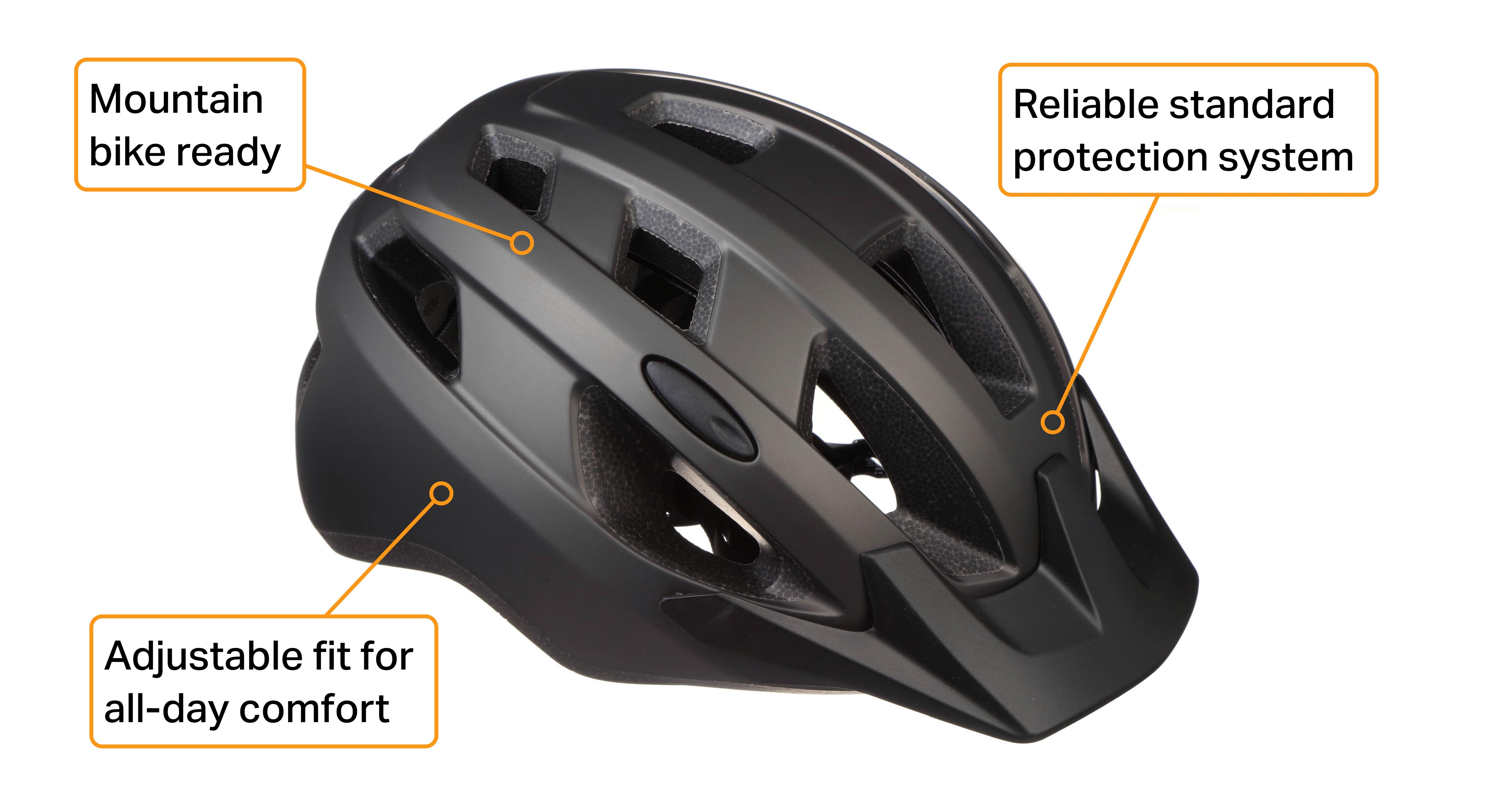 Halfords Trail Cycle Helmet, Large - Green