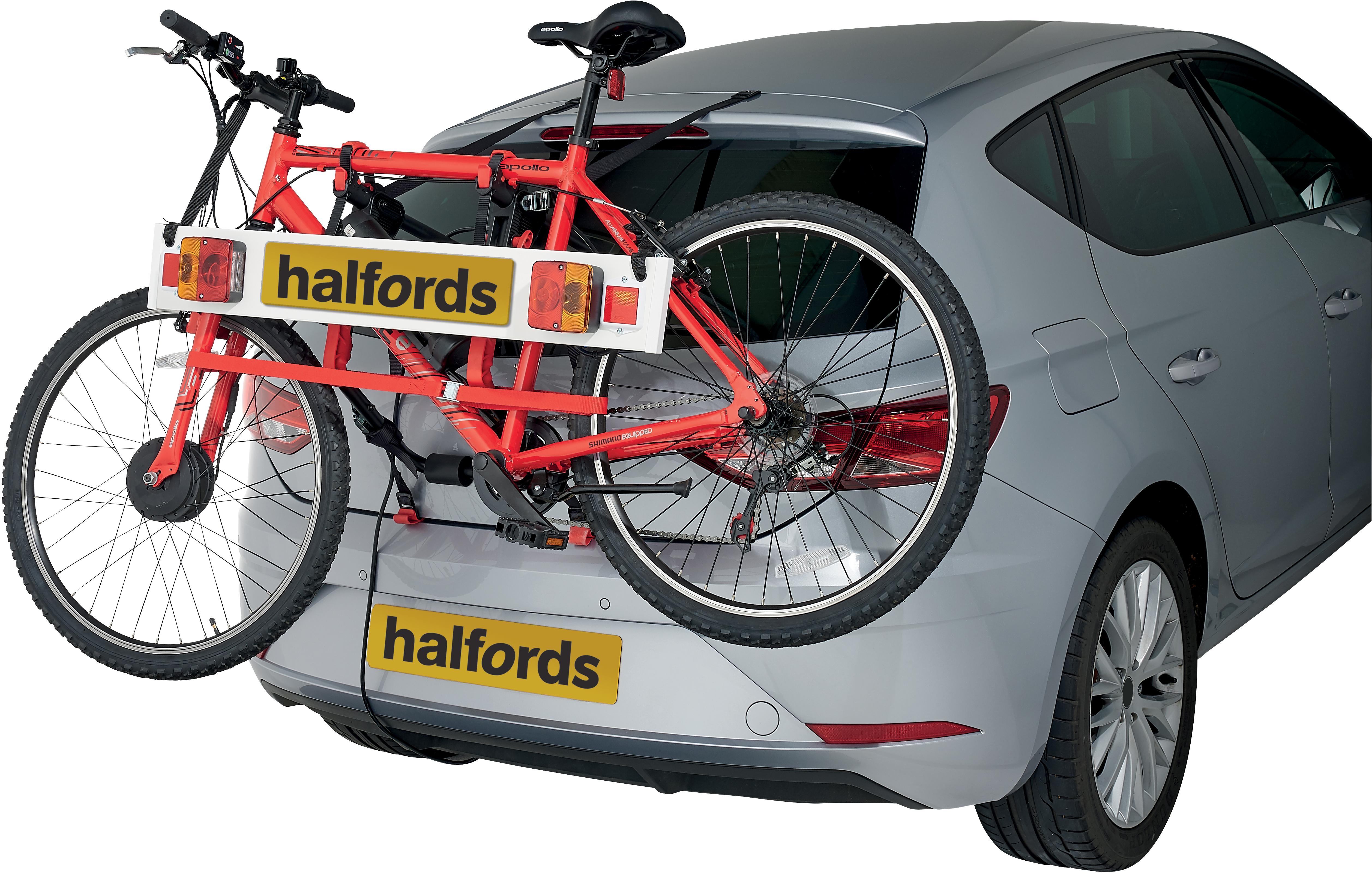 halfords bike rack saloon car