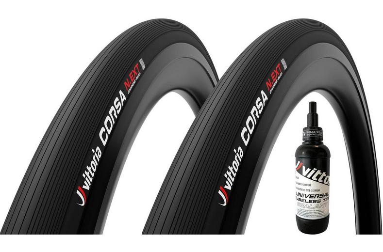 Vittoria Corsa N.EXT TLR Tyre & Sealant Bundle Vittoria Corsa N.EXT TLR Tyre & Sealant Bundle