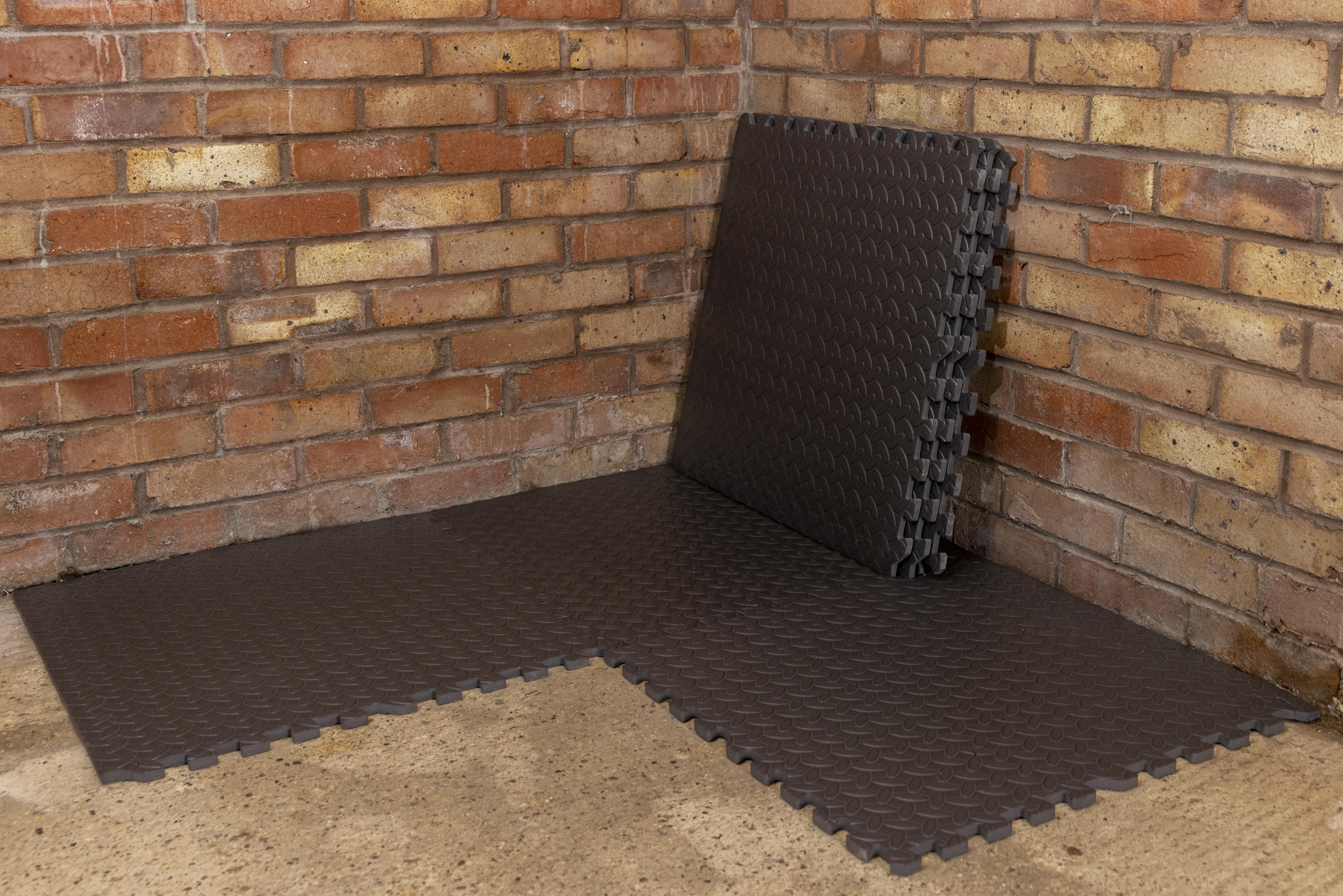 Halfords 6pc Black Floor Mat Set - 120cm x 180cm