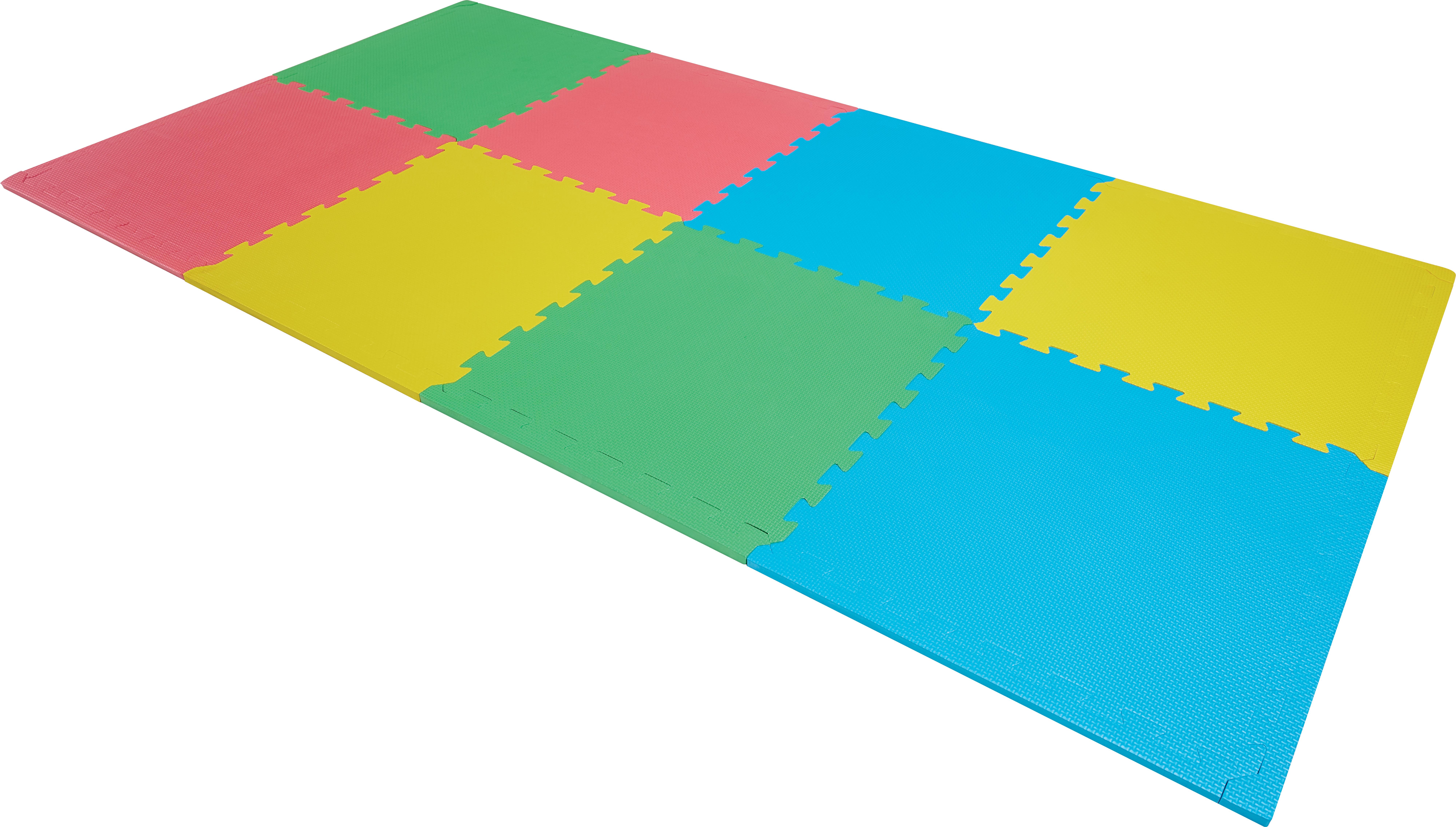 Halfords 8Pc Coloured Floor Mat Set - 100Cm X 200Cm