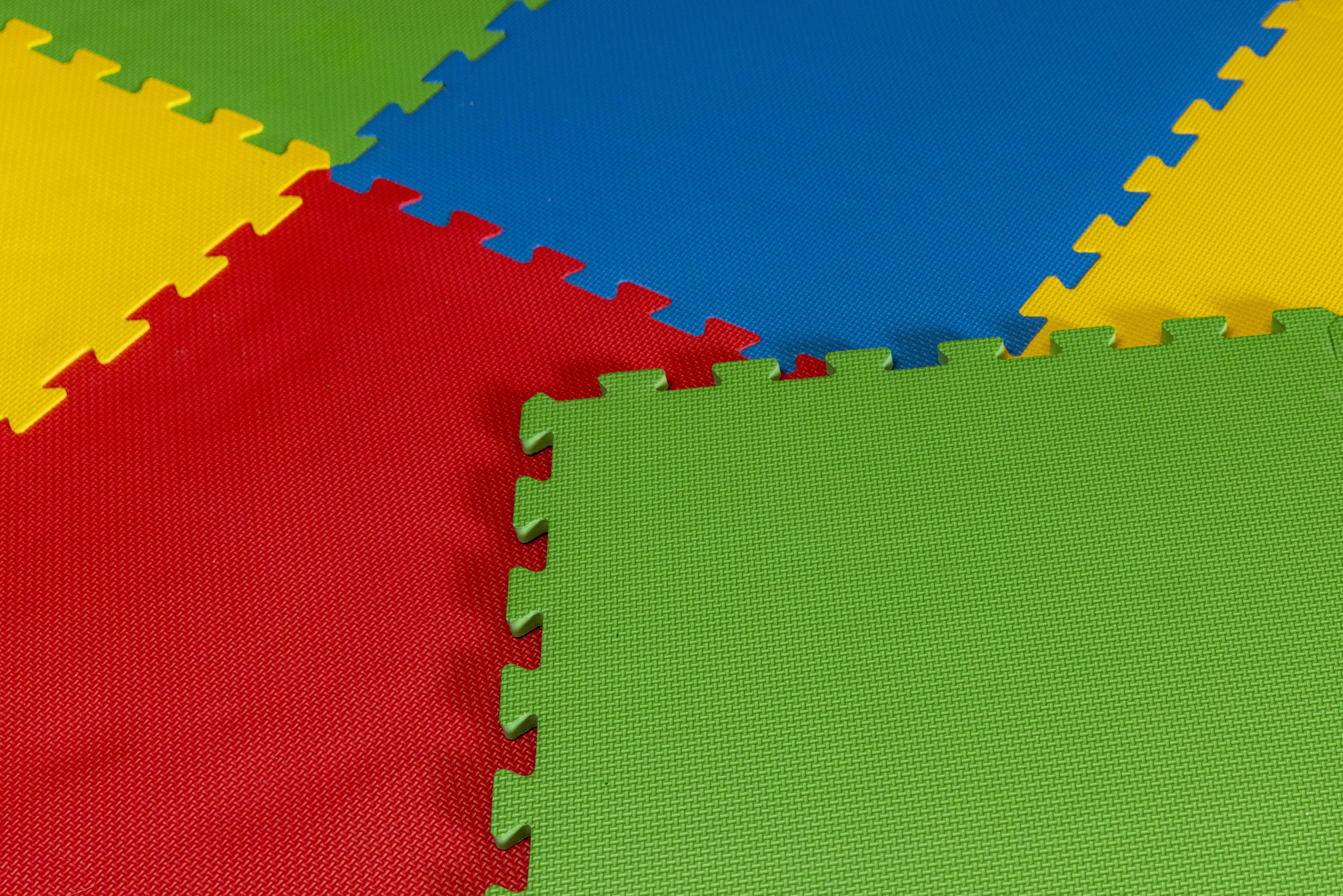 Halfords 8pc Coloured Floor Mat Set - 100cm x 200cm