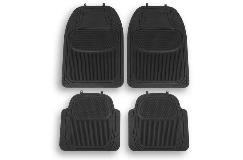 Halfords Full Set Rubber Car Mats (Classic 2) Halfords Full Set Rubber Car Mats (Classic 2)