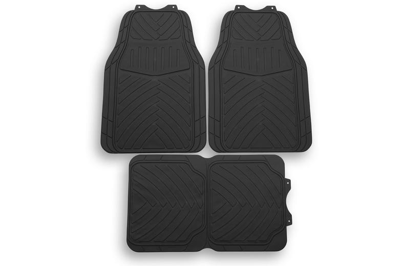 Halfords Full Set Rubber Car Mats Halfords Full Set Rubber Car Mats