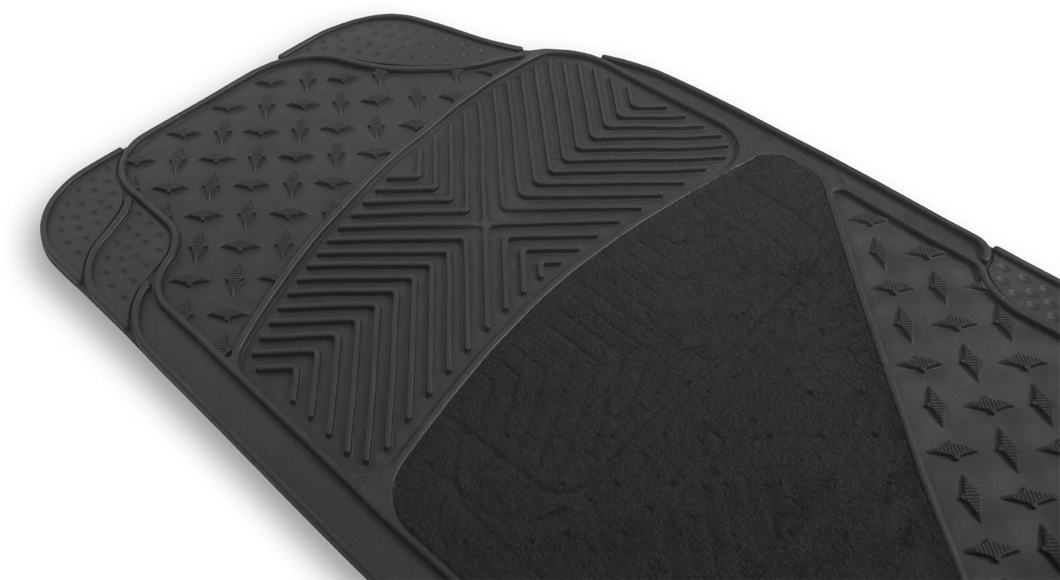 Halfords Carpet & Rubber Mat 4 Piece Set