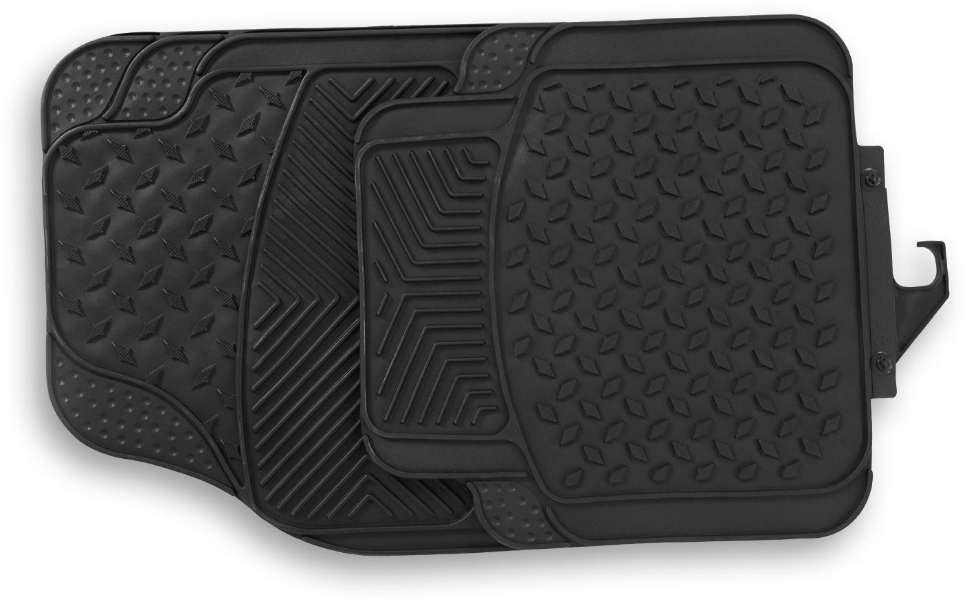 Halfords Carpet & Rubber Mat 4 Piece Set