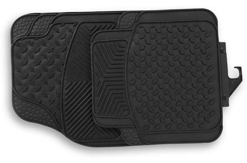 Halfords Carpet & Rubber Mat 4 Piece Set Halfords Carpet & Rubber Mat 4 Piece Set