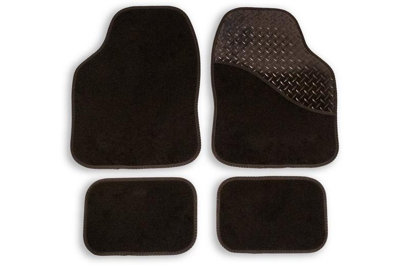 Halfords Carpet & Rubber Mat 4 Piece Set Halfords Carpet & Rubber Mat 4 Piece Set