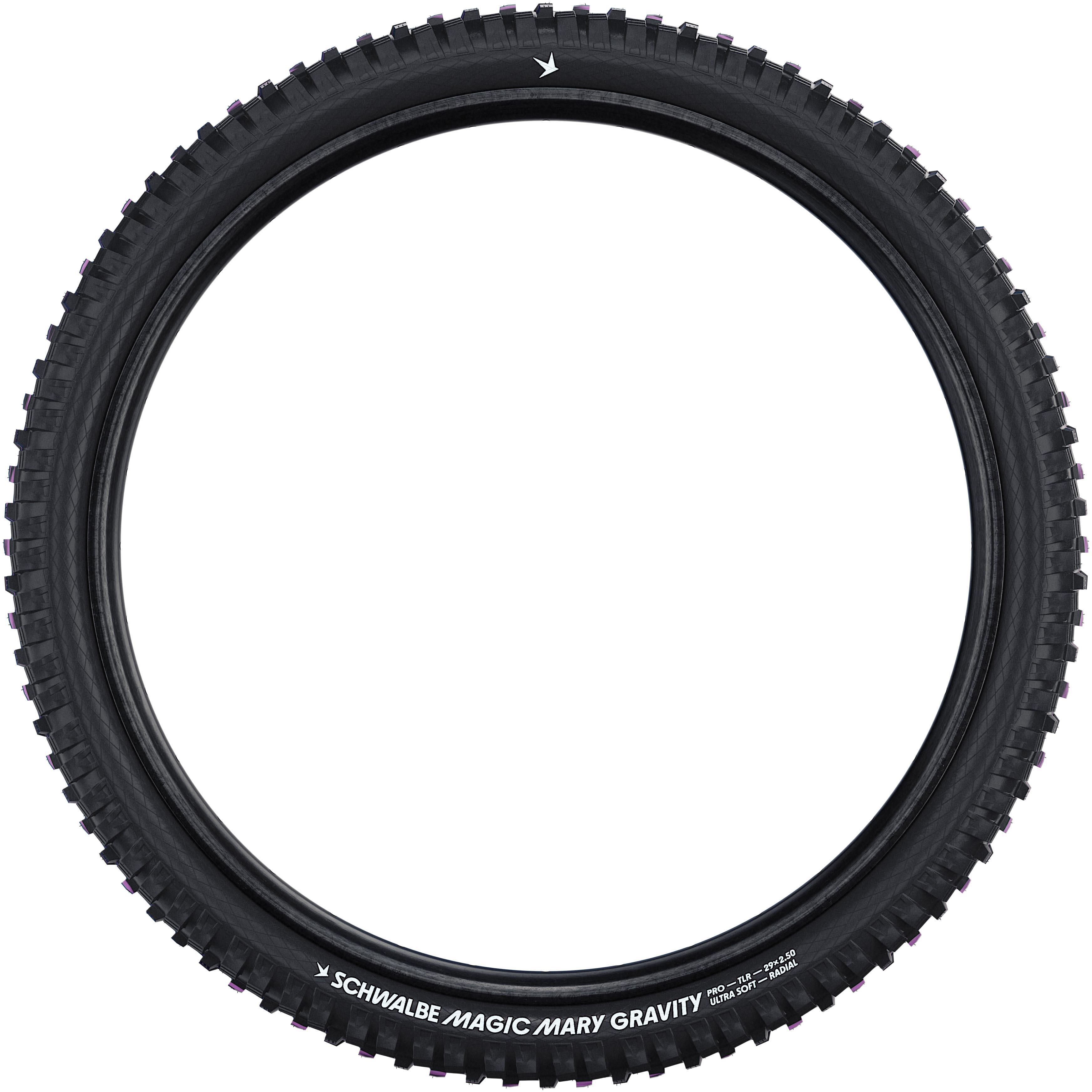 Schwalbe Magic Mary Radial Trail Pro TLR Tyre, Ultra Soft, 29x2.50"