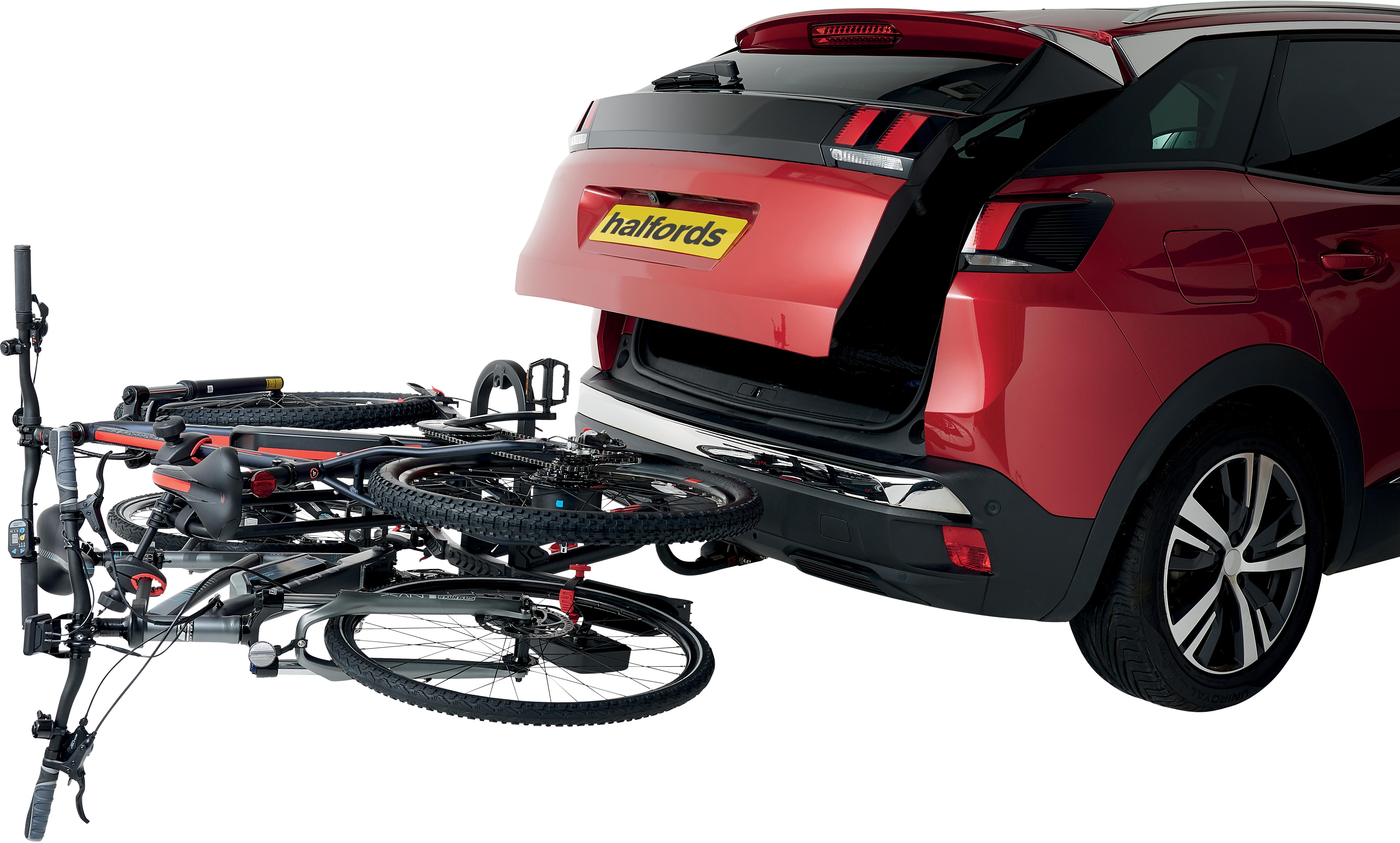 halfords bike carrier towbar