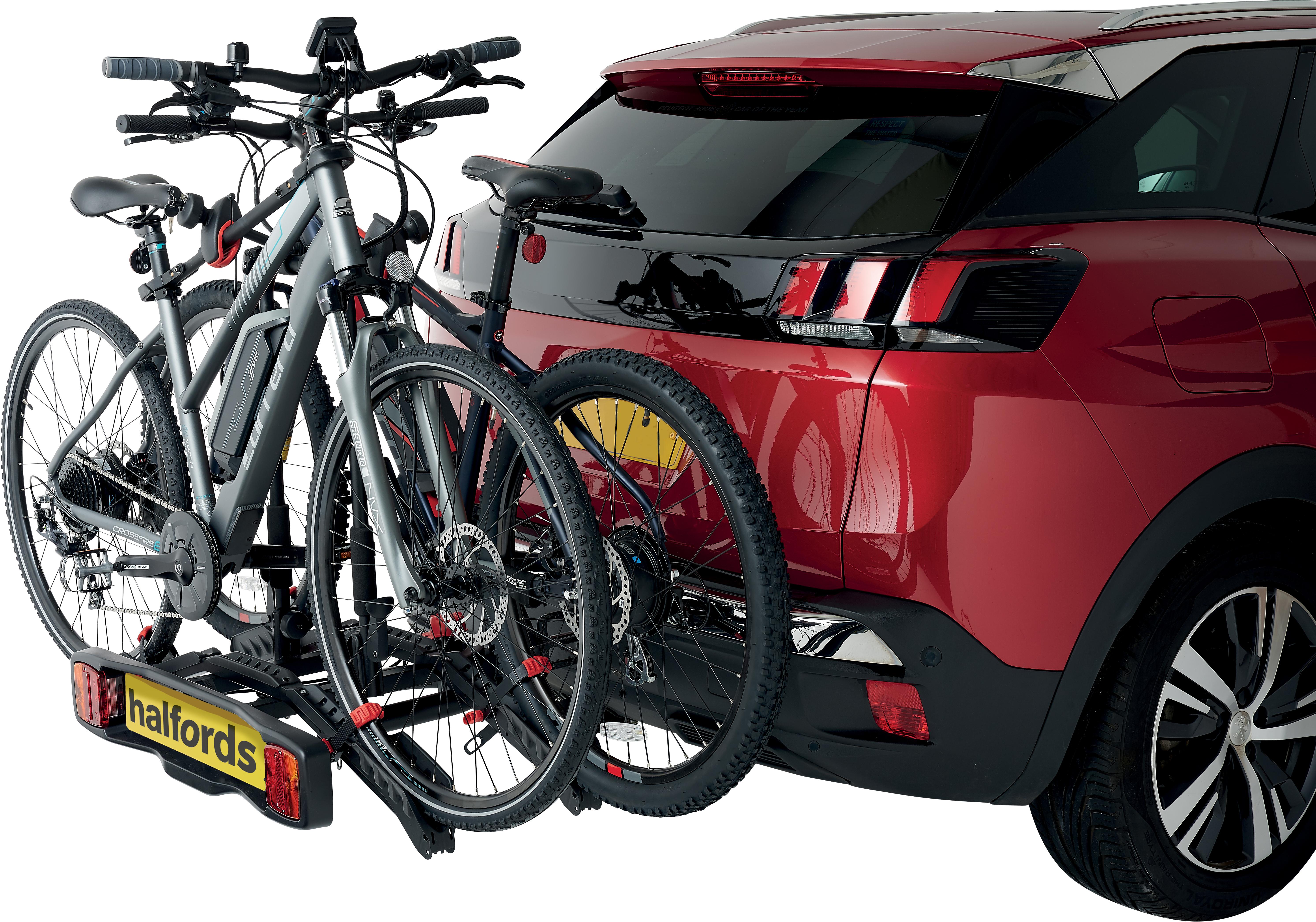 halfords bike carrier towbar