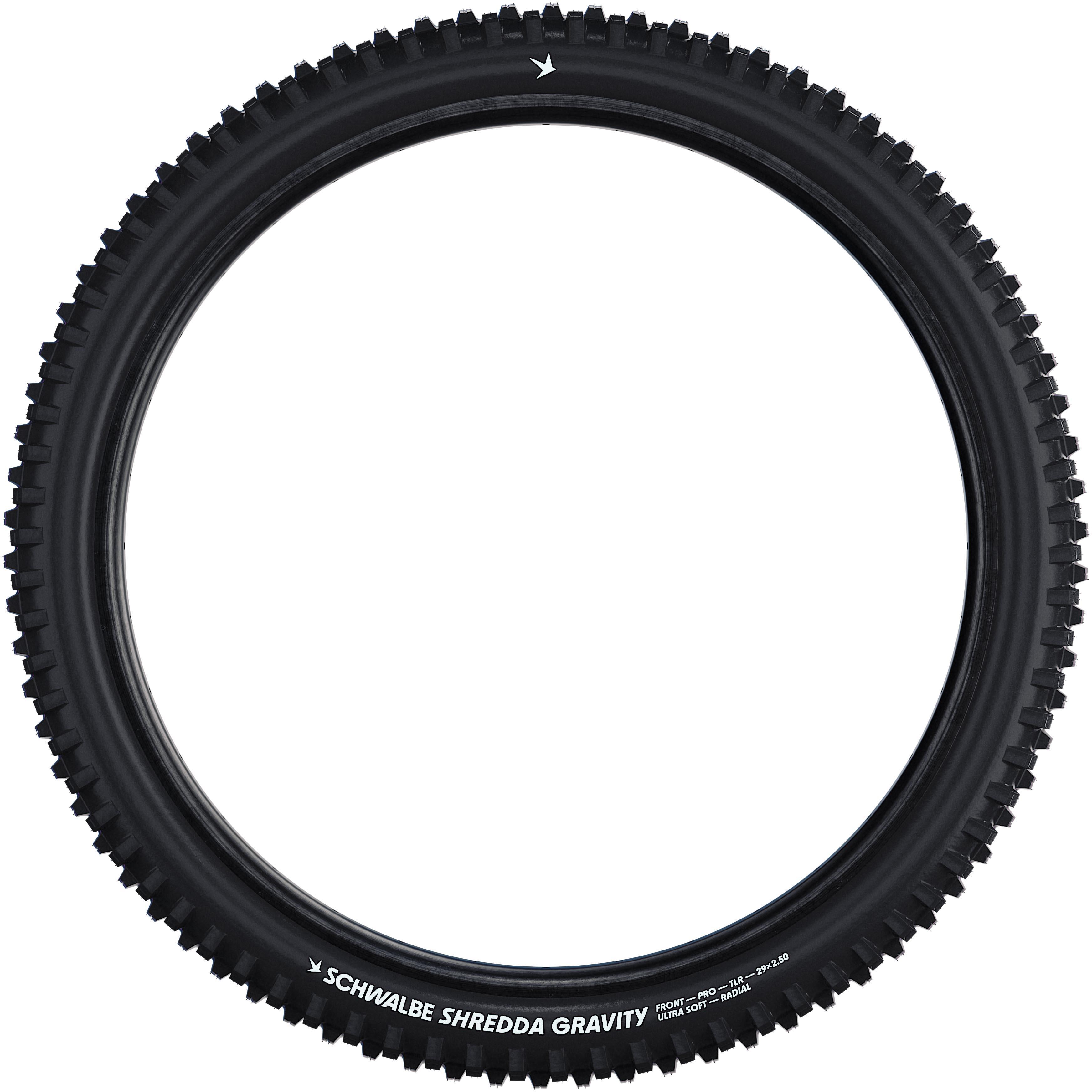 Schwalbe Shredda Front Radial Pro Gravity TLR Tyre, Ultra Soft, 29x2.50"