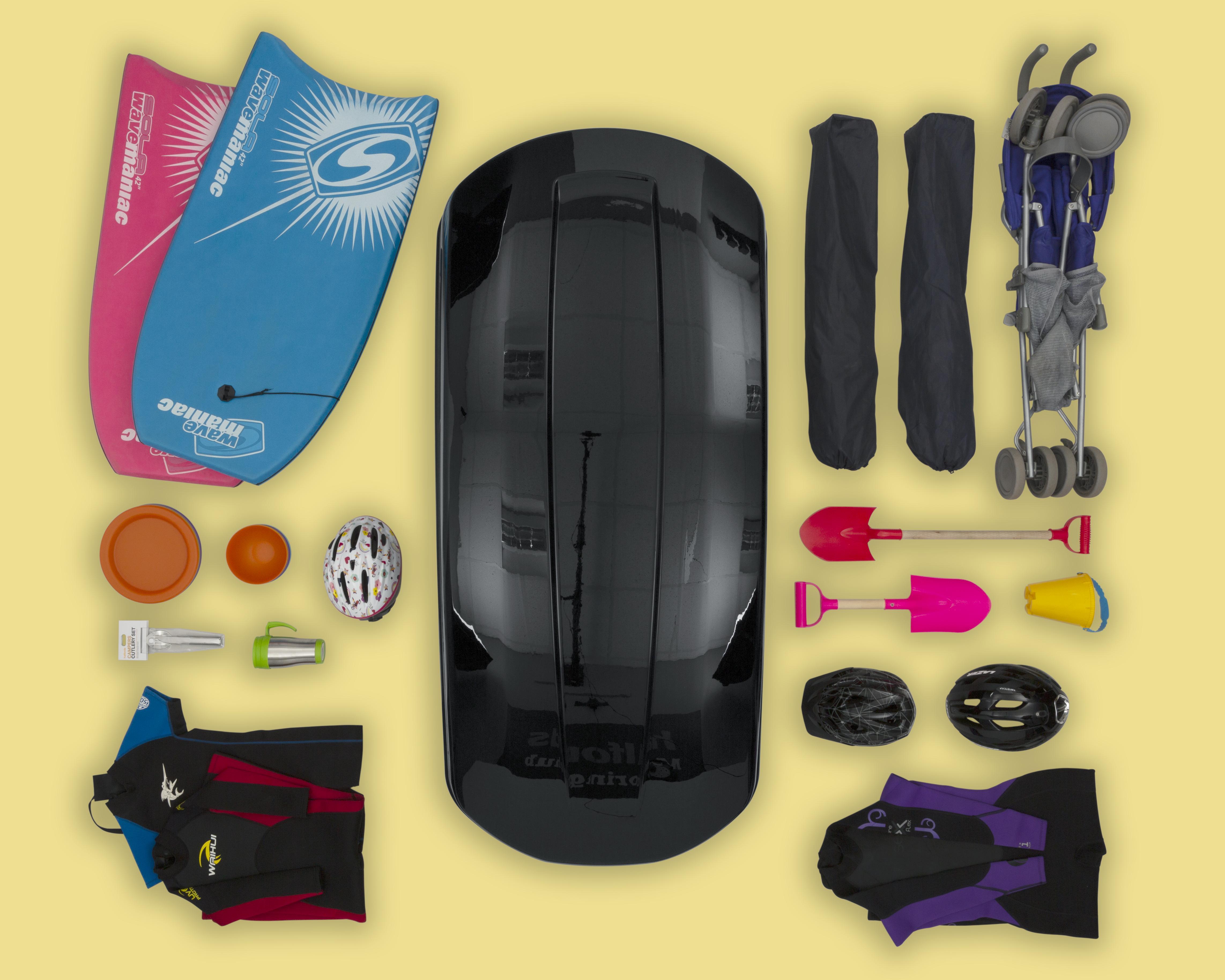Halfords Advanced 470L Roof Box - Black