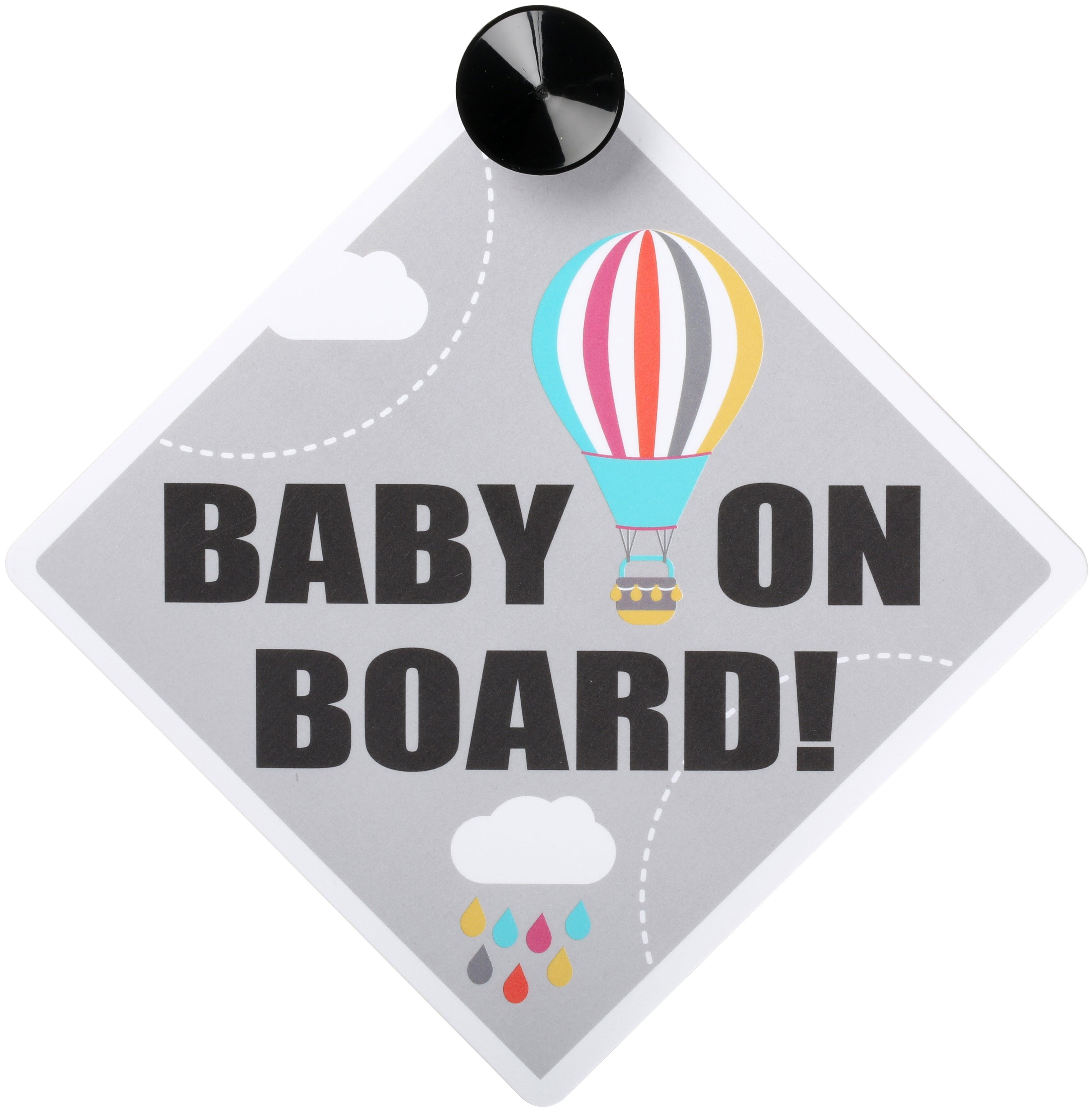 Head In The Cloud Baby On Board Sign