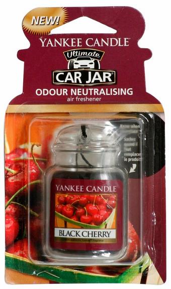 Yankee Candle Car Jar Ultimate Air Freshener in Black Cherry