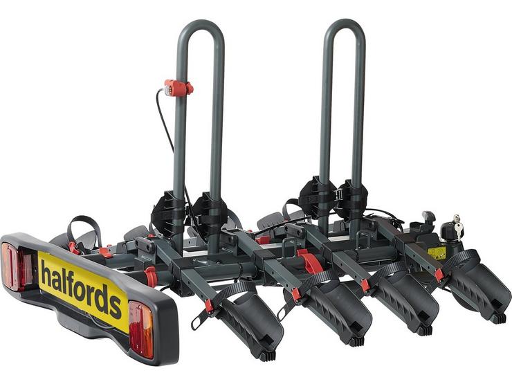 Halfords Advanced 4 Bike Towbar Mounted Bike Rack