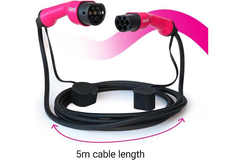 Cord Pink Cable 5m 230V 32A 7.4KW Cord Pink Cable 5m 230V 32A 7.4KW