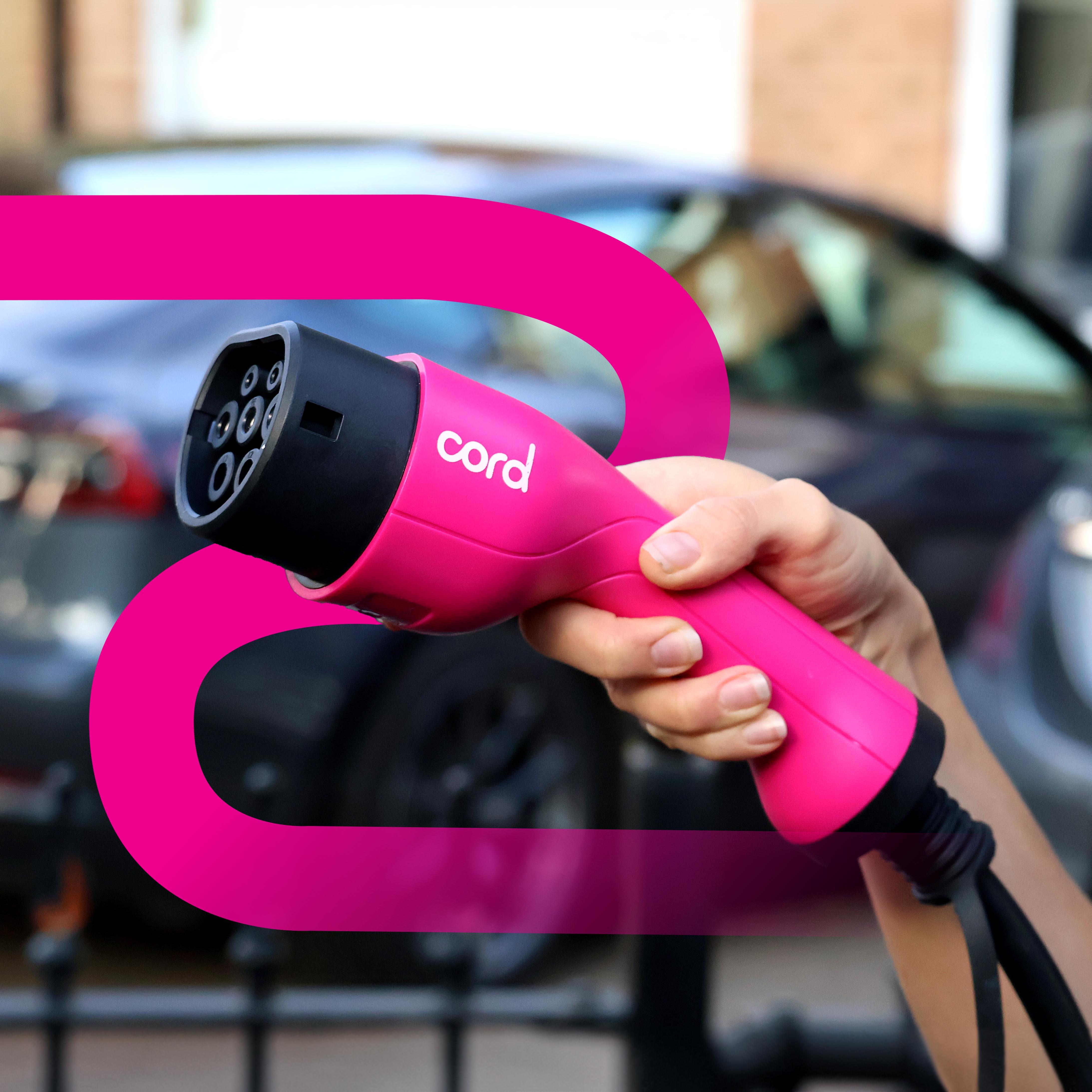 Cord Pink Cable 5m 230V 32A 7.4KW