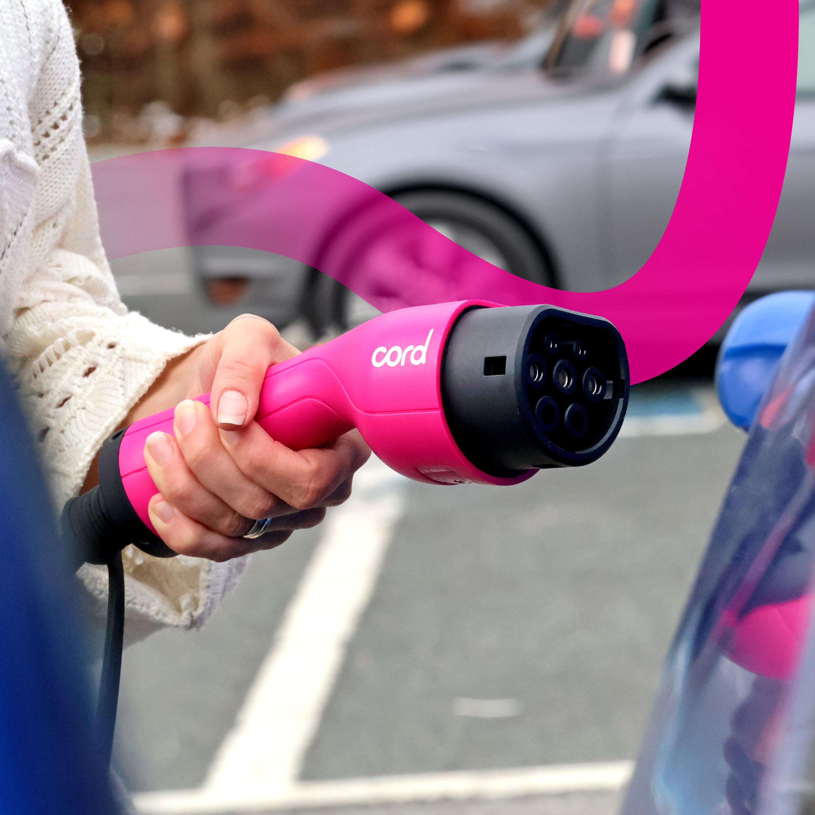 Cord Pink Cable 5m 230V 32A 7.4KW