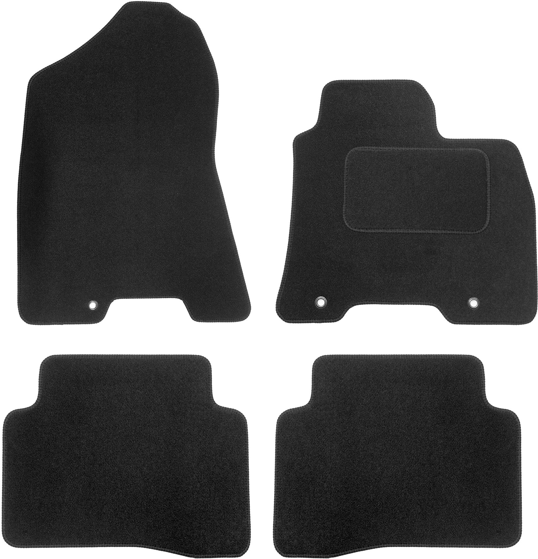 Halfords Hyundai Tucson Mk3 - Luxury Car Mats 3 Clips (Ww4675)