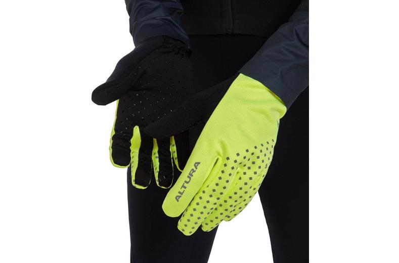 Altura Nightvision Unisex Windproof Fleece Cycling Gloves Yellow Altura Nightvision Unisex Windproof Fleece Cycling Gloves Yellow